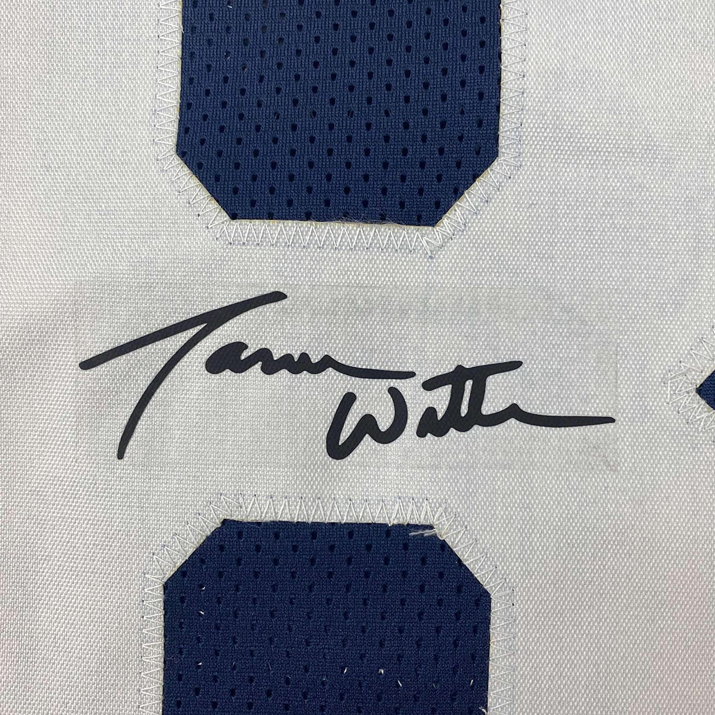 Framed Facsimile Autographed Jason Witten 35x39 Dallas Thanksgiving Day Reprint Laser Auto Football Jersey