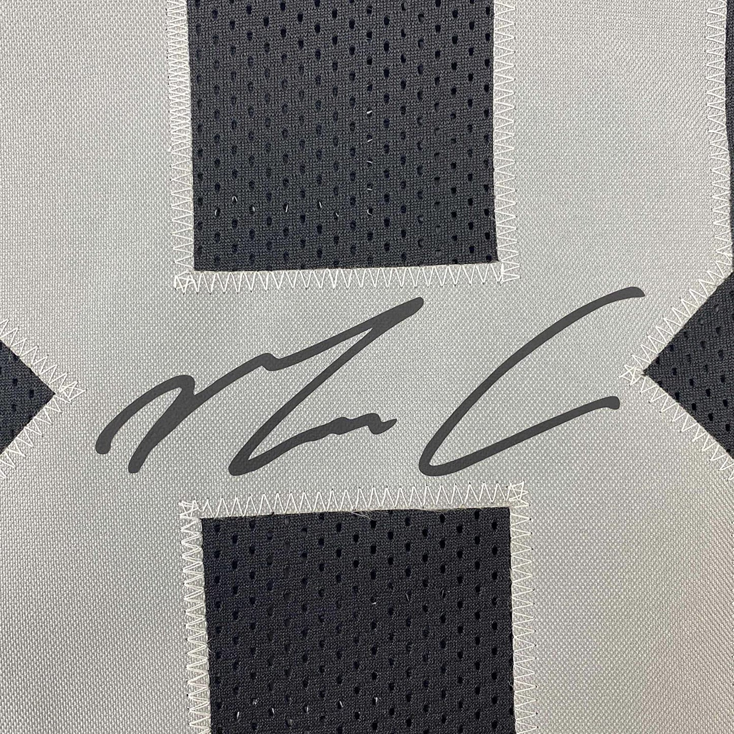 Framed Facsimile Autographed Maxx Crosby 35x39 Oakland Las Vegas Black Reprint Laser Auto Football Jersey