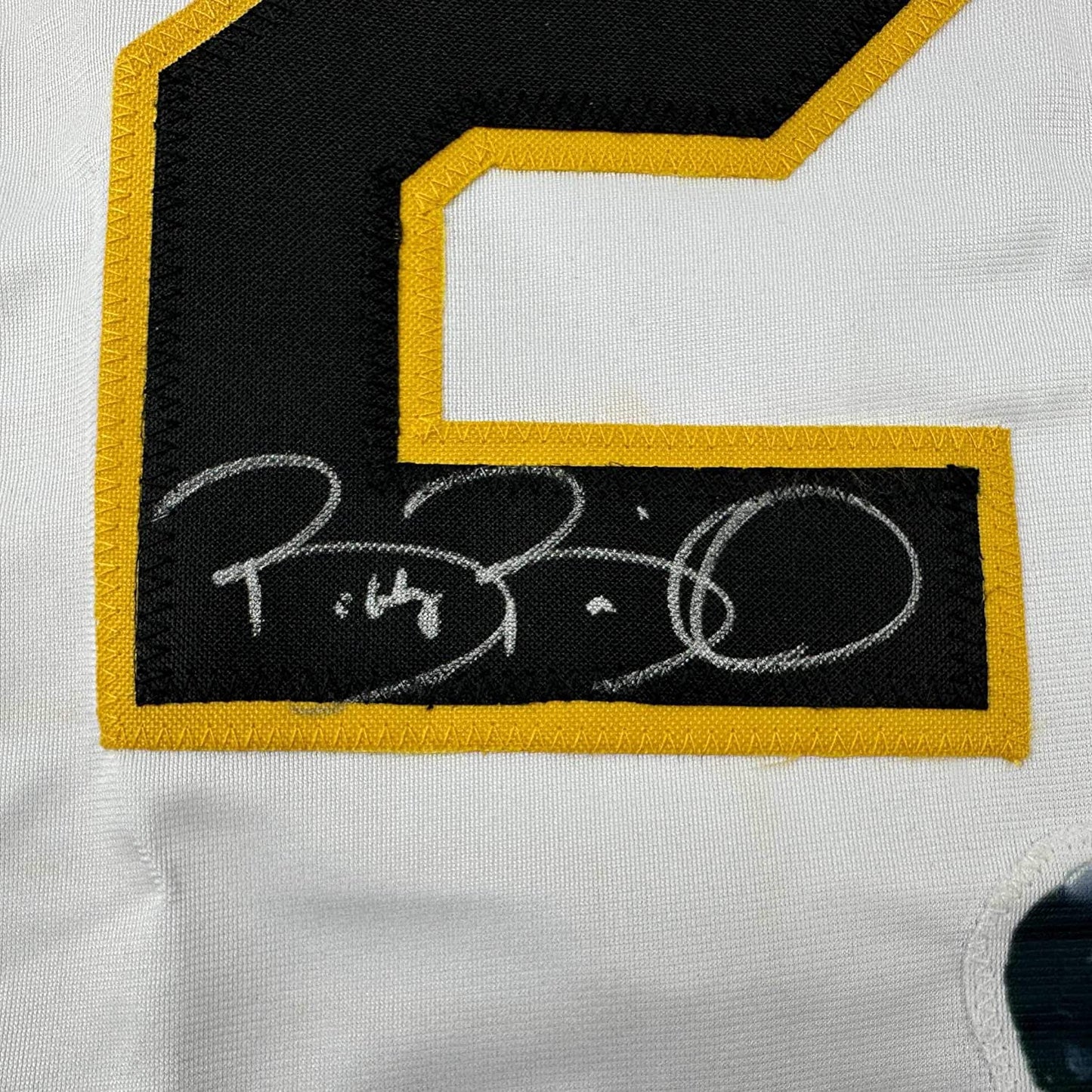 Framed Autographed/Signed Bobby Bonilla 35x39 Artwork Pittsburgh Pirates White Baseball Jersey JSA COA