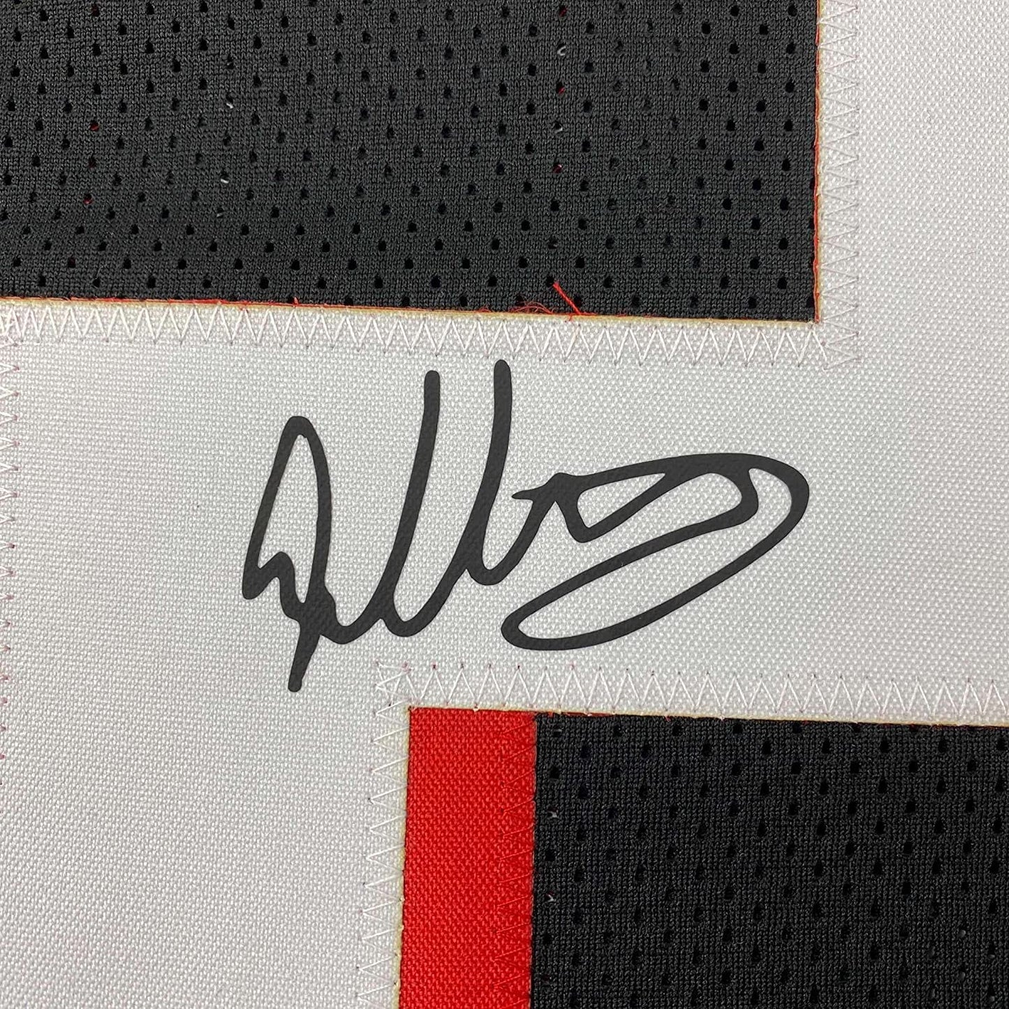 Framed Facsimile Autographed Todd Gurley II 35x39 Atlanta Black Reprint Laser Auto Football Jersey