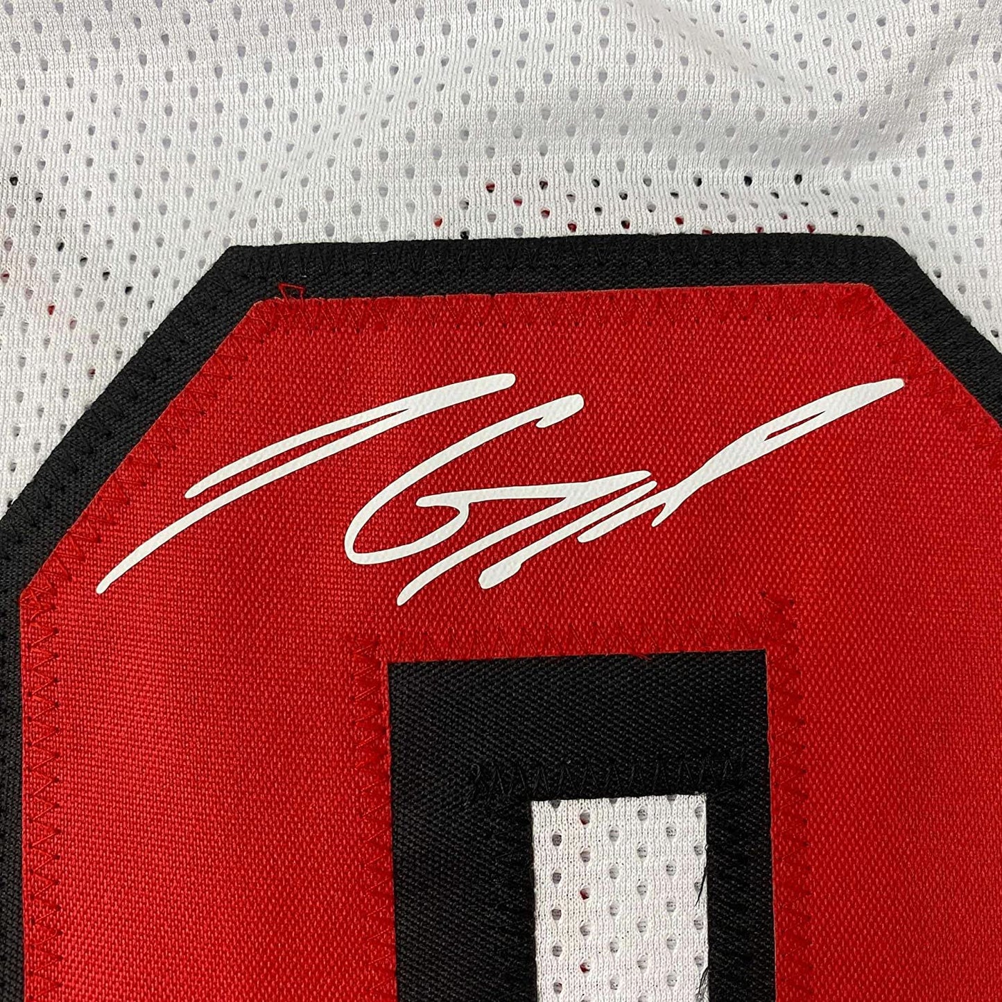 Framed Facsimile Autographed Jimmy Garoppolo 35x39 San Francisco White Alternate Reprint Laser Auto Football Jersey