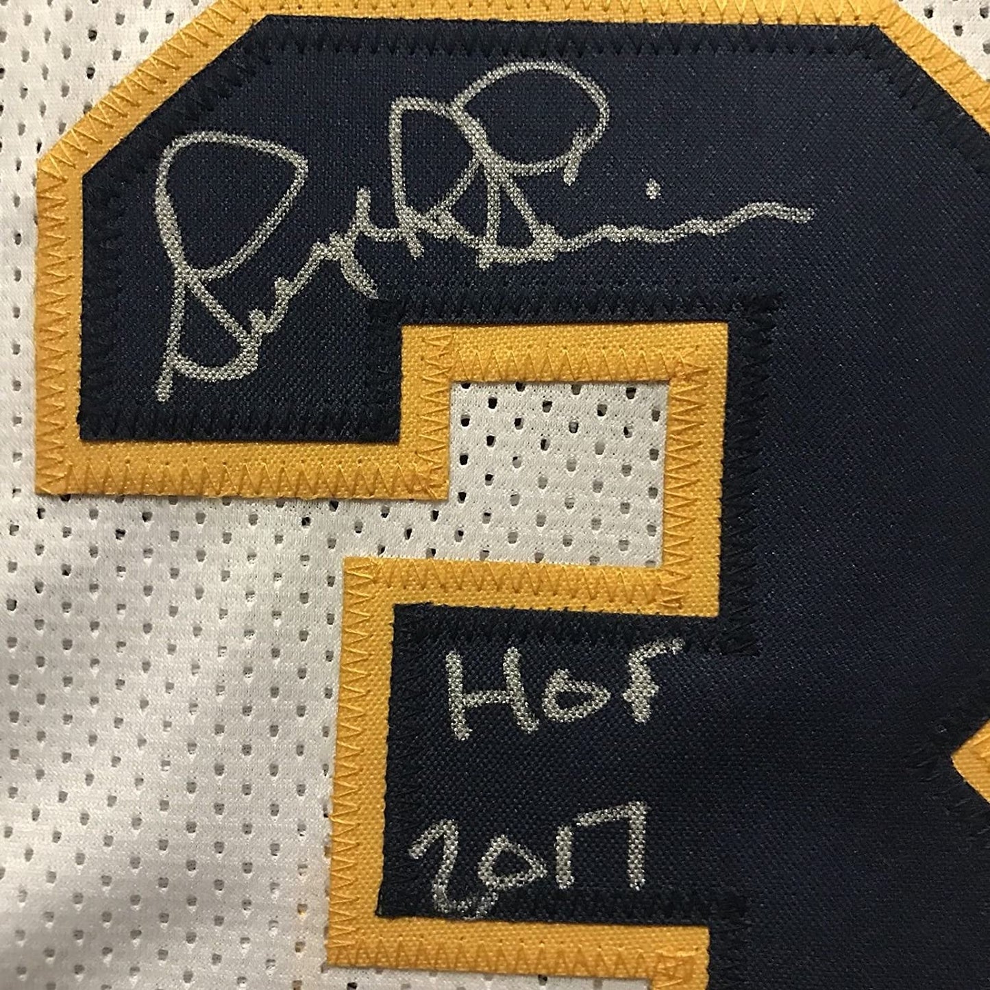 Autographed/Signed George McGinnis"HOF 17" Indiana White Basketball Jersey JSA COA