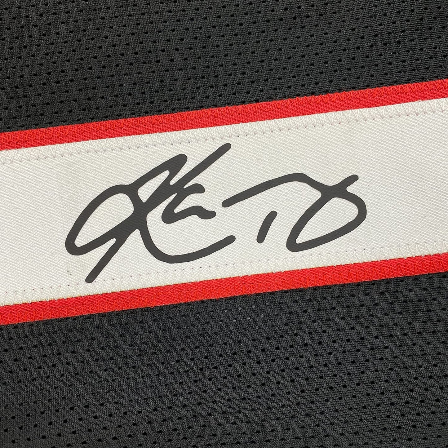 Framed Facsimile Autographed Kyler Murray 35x39 Arizona Black Reprint Laser Auto Football Jersey