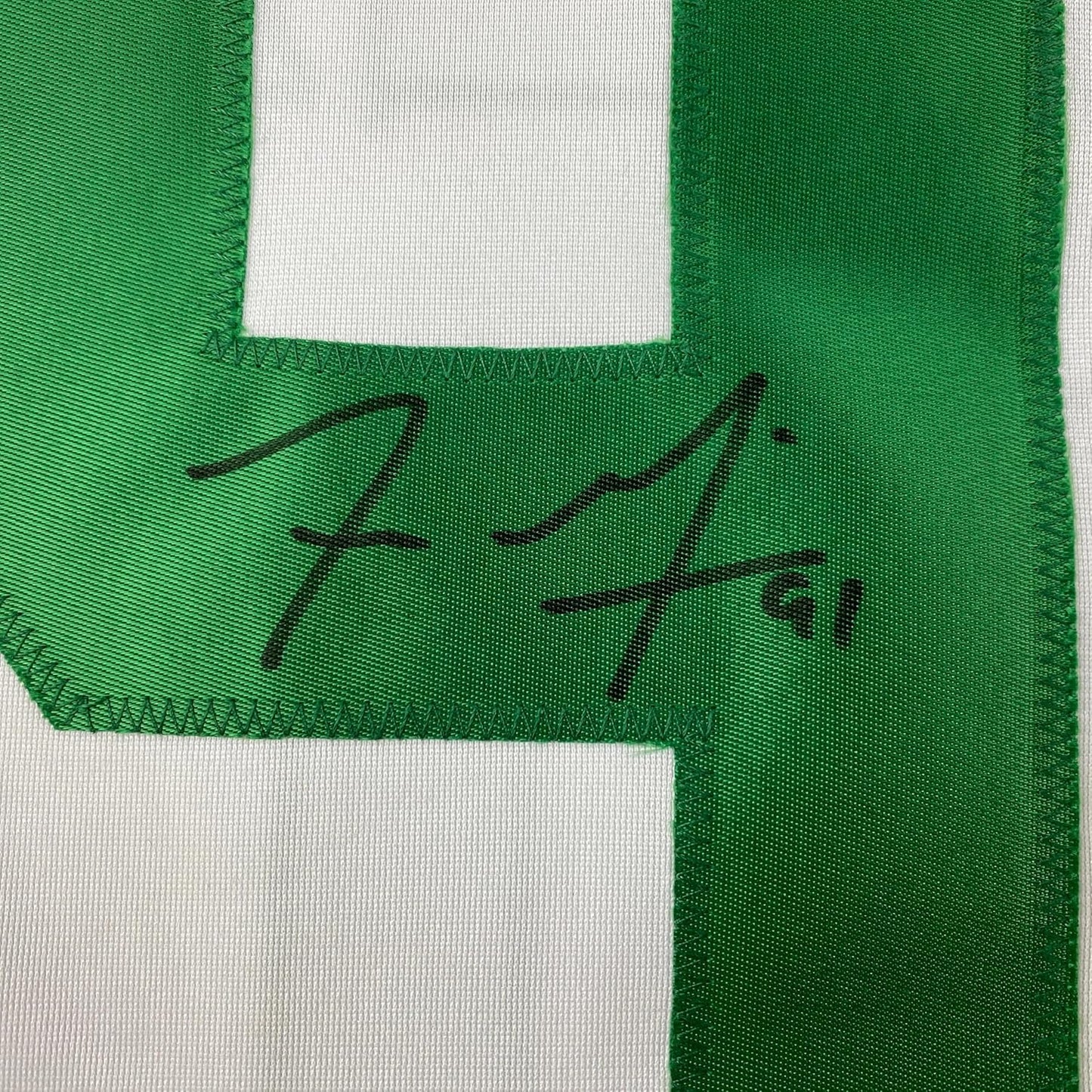 Framed Autographed/Signed Tyler Seguin 35x39 Dallas White Hockey Jersey JSA COA