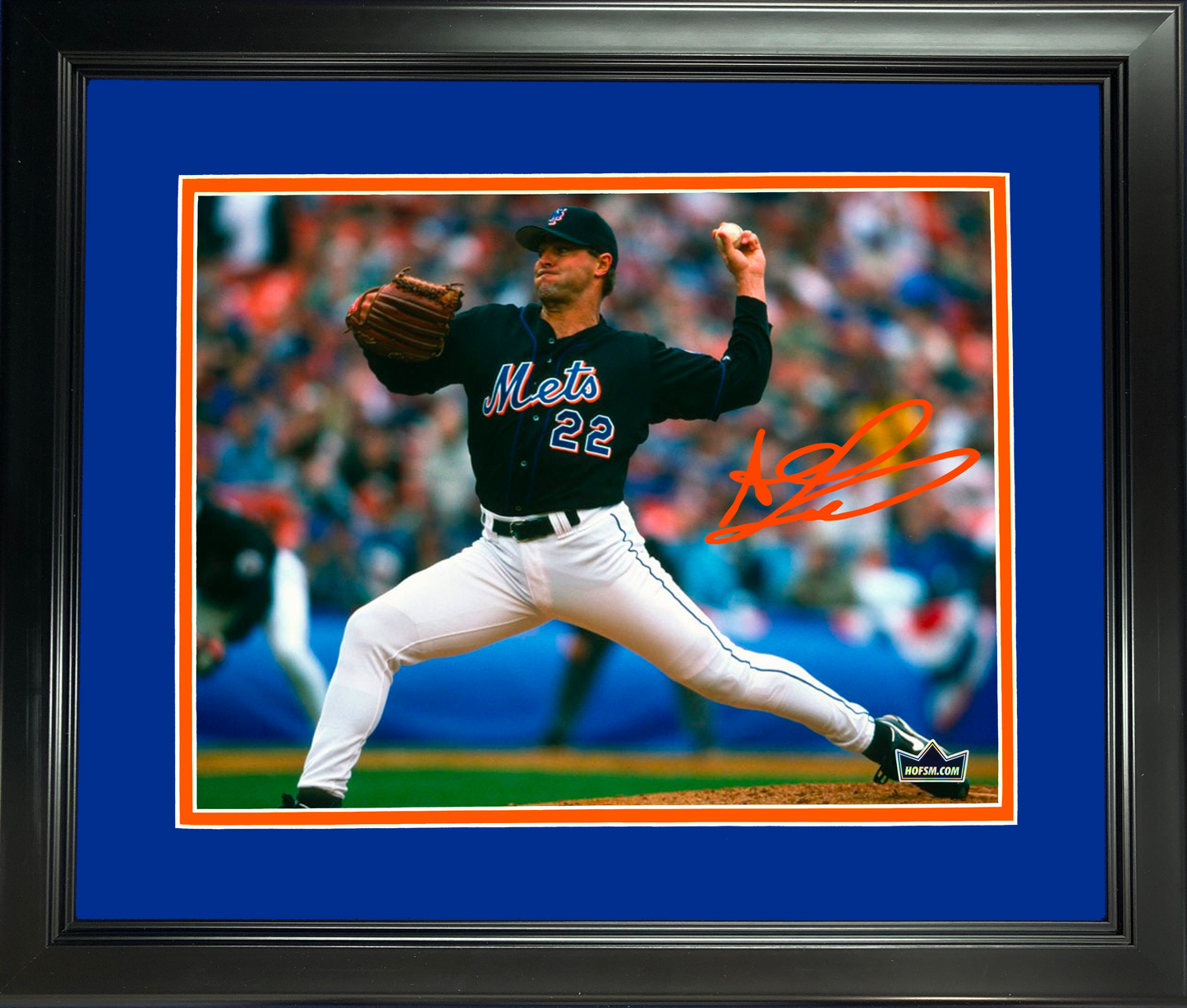 Framed Al Leiter New York Mets Facsimile Laser Engraved Signature Auto 11"x14"Baseball Photo HOFSM Holo