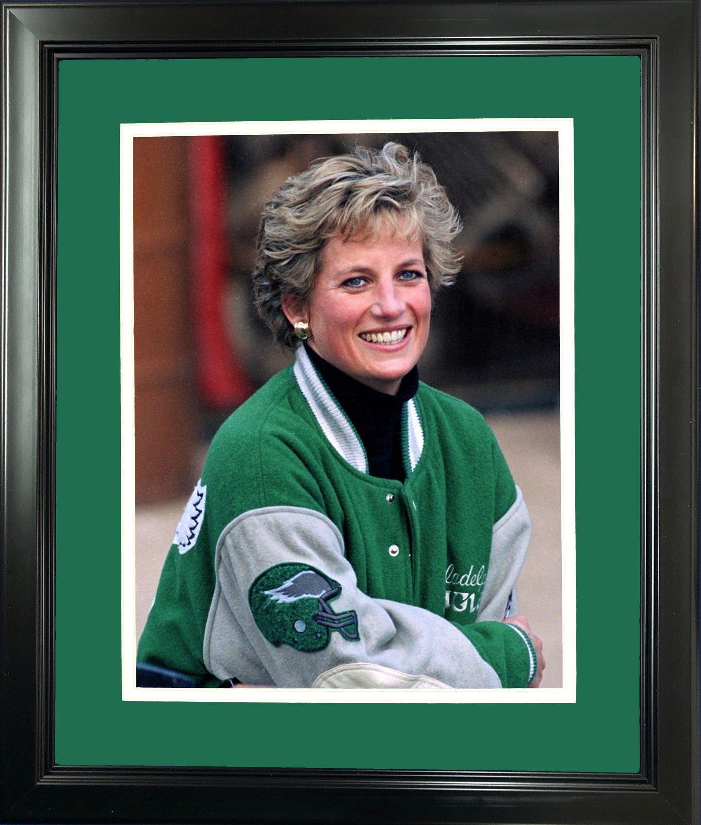 Framed Philadelphia Eagles Princess Diana 11"x14" Photo