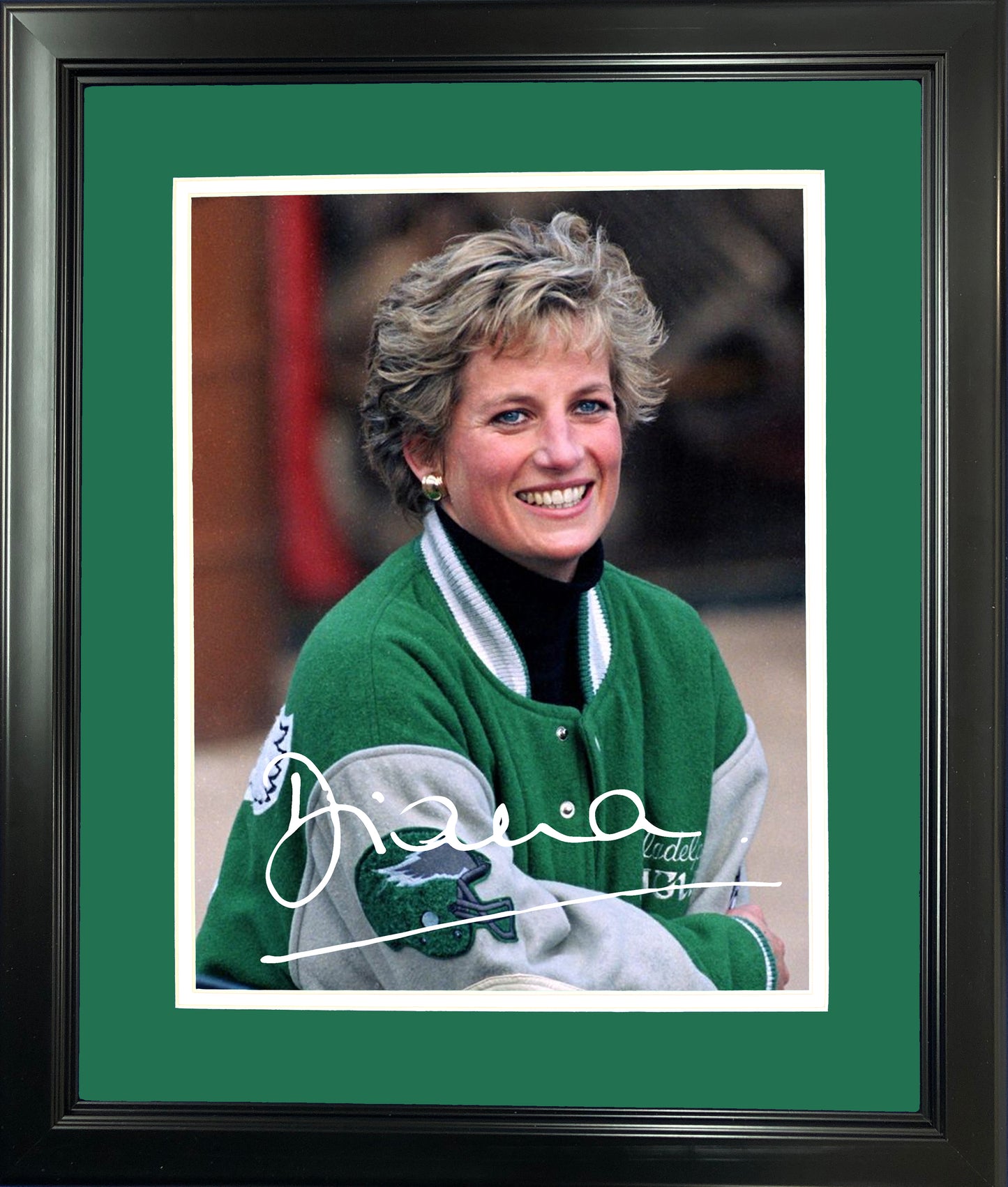 Framed Philadelphia Eagles Princess Diana 11"x14" Photo