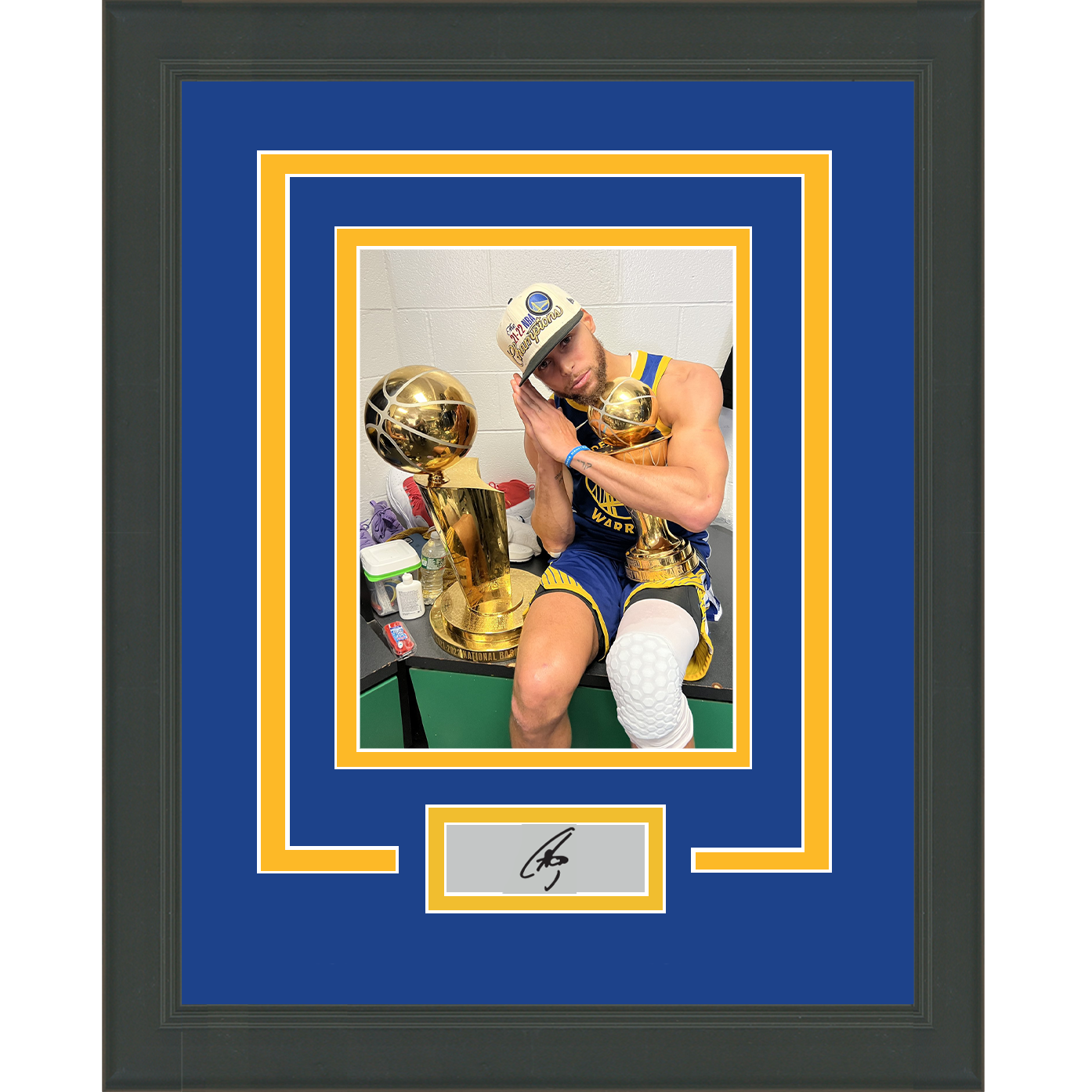 Framed Stephen Steph Curry Facsimile Laser Engraved Signature Auto Golden State Warriors 11x14 Basketball Photo
