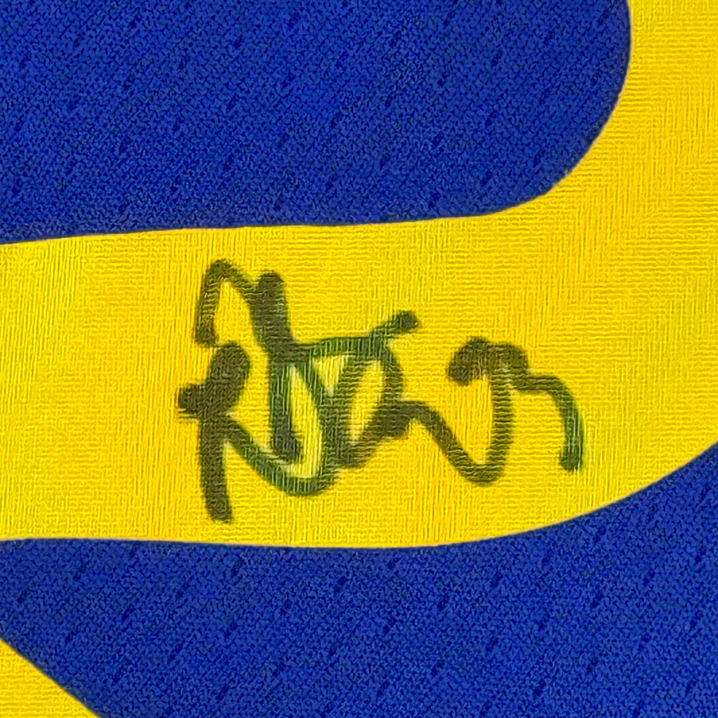 Framed Autographed/Signed Draymond Green 35x39 Golden State Blue Basketball Jersey Beckett BAS COA