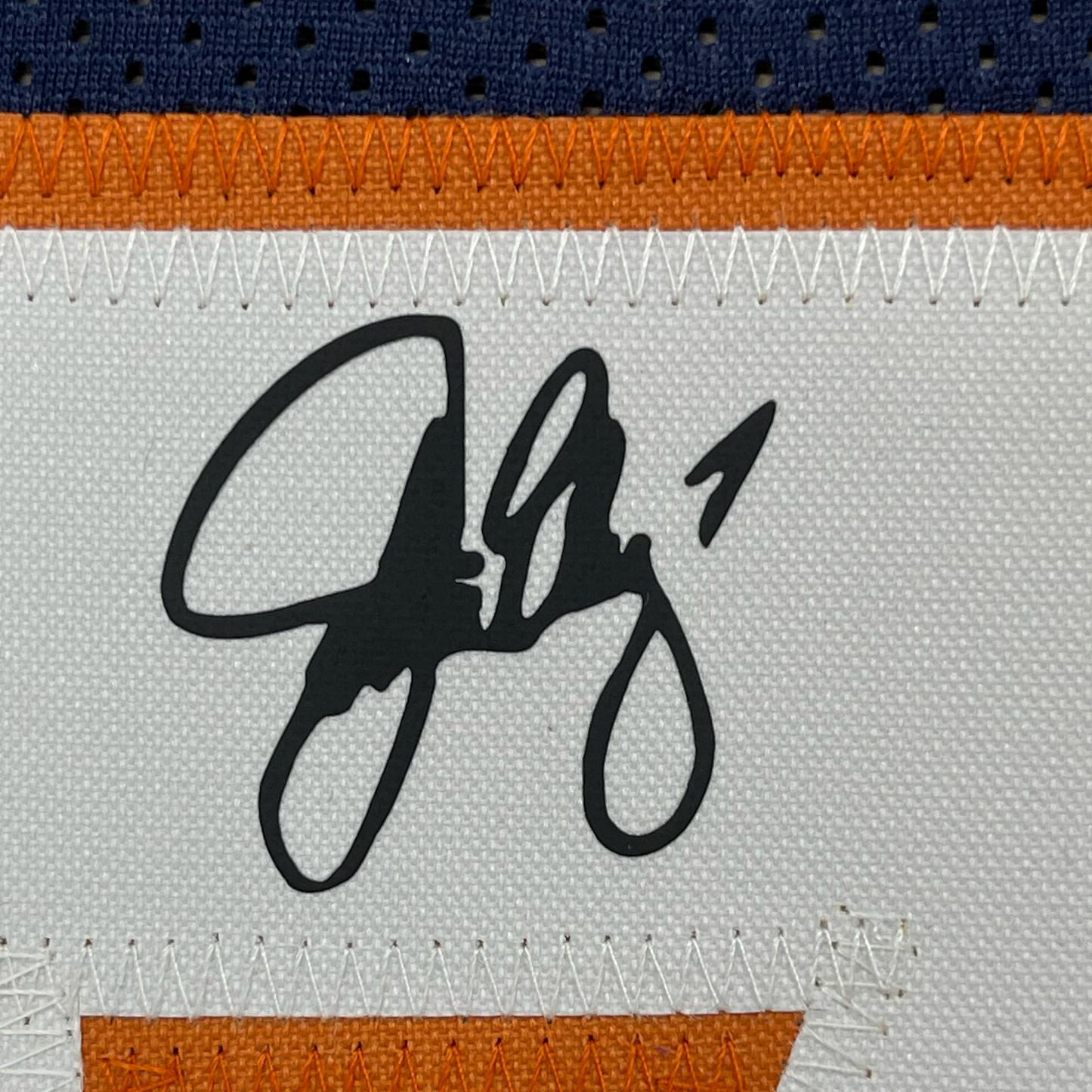 Framed Facsimile Autographed John Elway 35x39 Denver Blue Reprint Laser Auto Football Jersey
