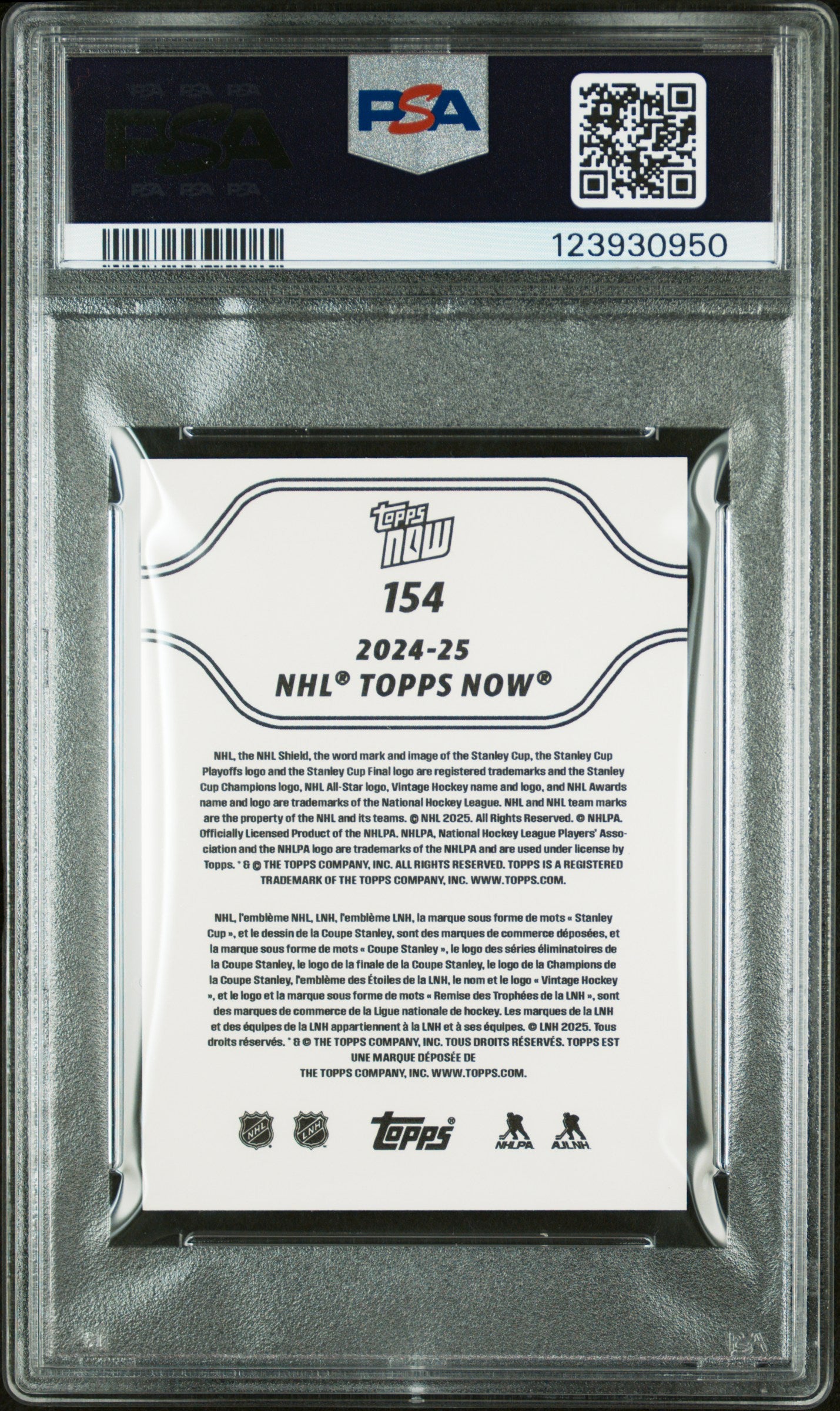 Graded 2024 Topps Now Alex Ovechkin #154 Stickers Hockey Card PSA 8 Near Mint