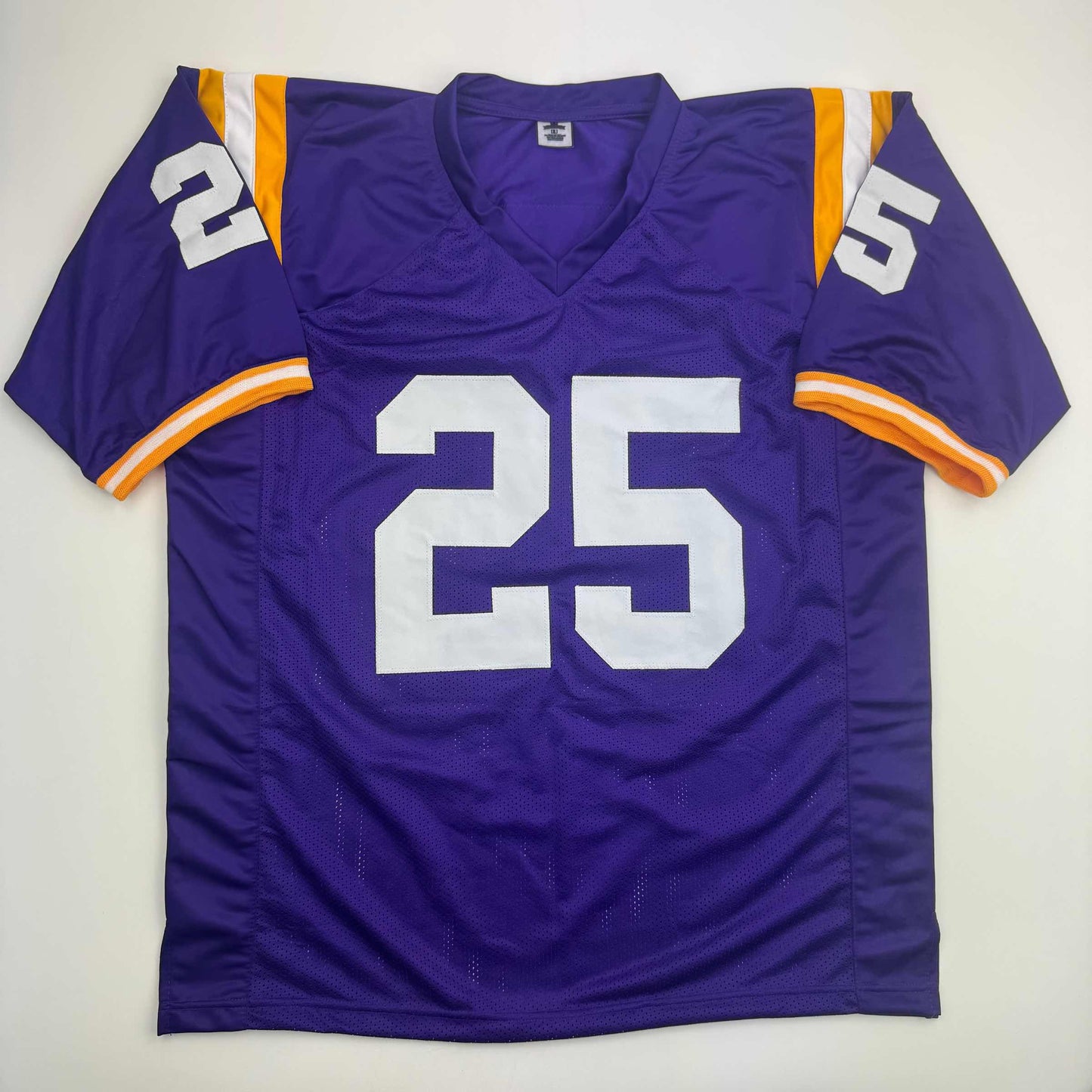 Autographed/Signed Justin Vincent LSU Purple College Football Jersey Beckett BAS COA