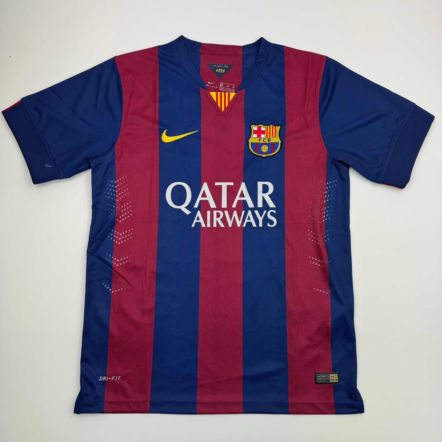 Autographed/Signed Xavi Hernandez FC Barcelona Blue Soccer Jersey Beckett BAS COA