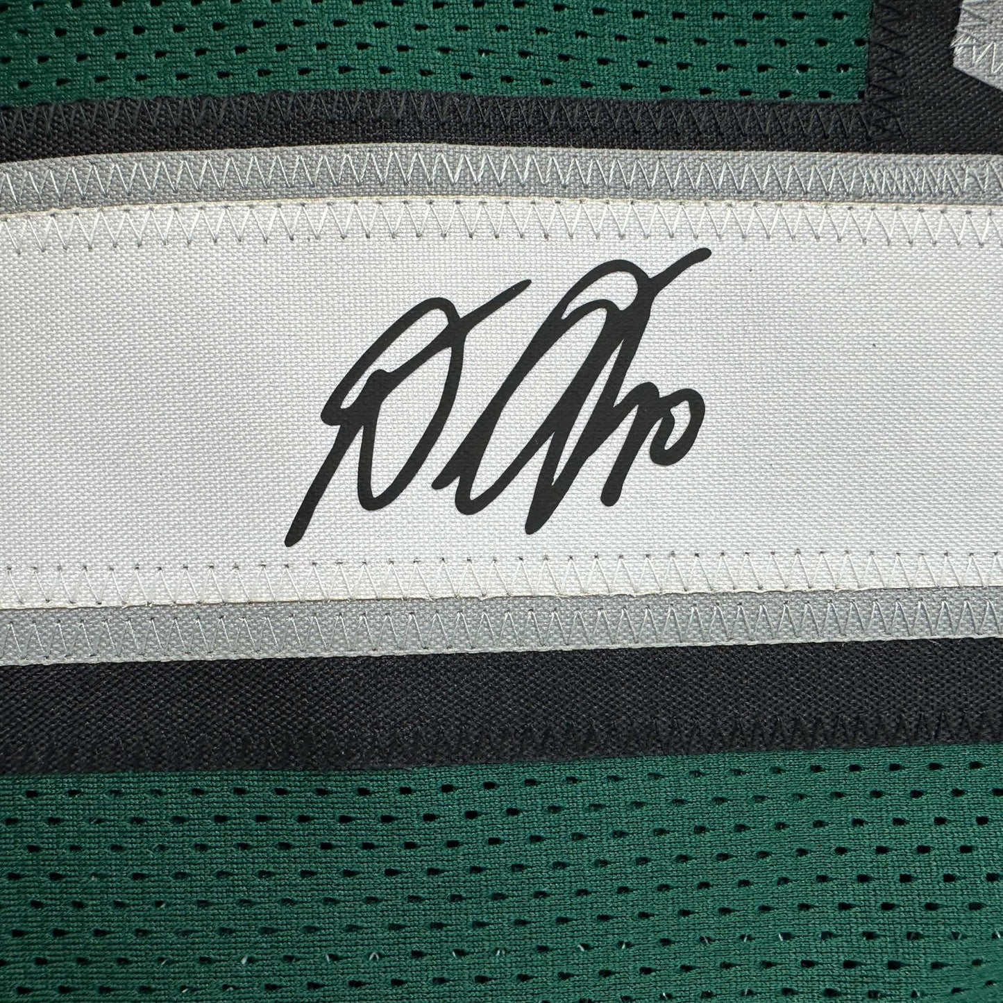 Framed Facsimile Autographed DeSean Jackson 35x39 Philadelphia Green Reprint Laser Auto Football Jersey