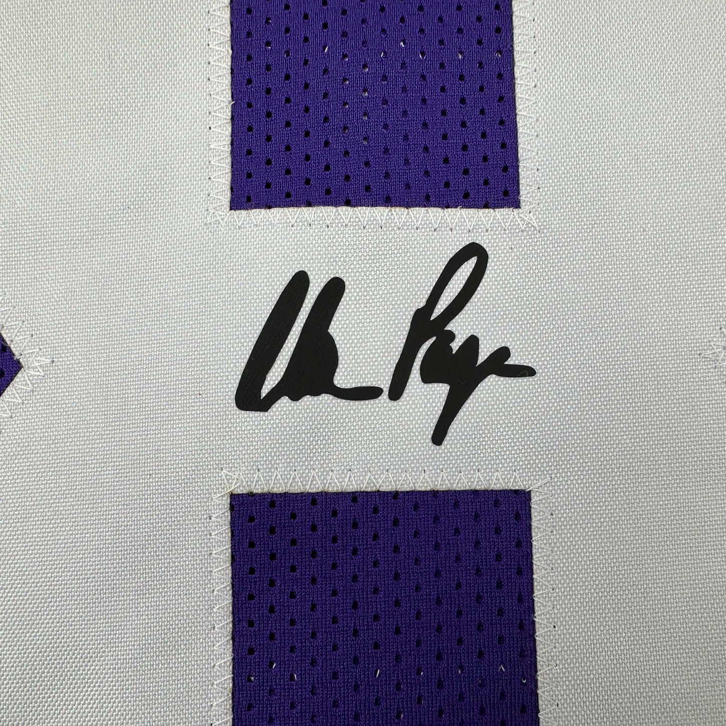 Framed Facsimile Autographed Alan Page 35x39 Minnesota Purple Reprint Laser Auto Football Jersey