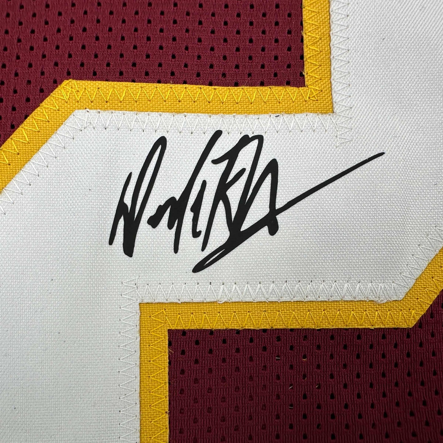 Framed Facsimile Autographed Dexter Manley 35x39 Washington Red Reprint Laser Auto Football Jersey