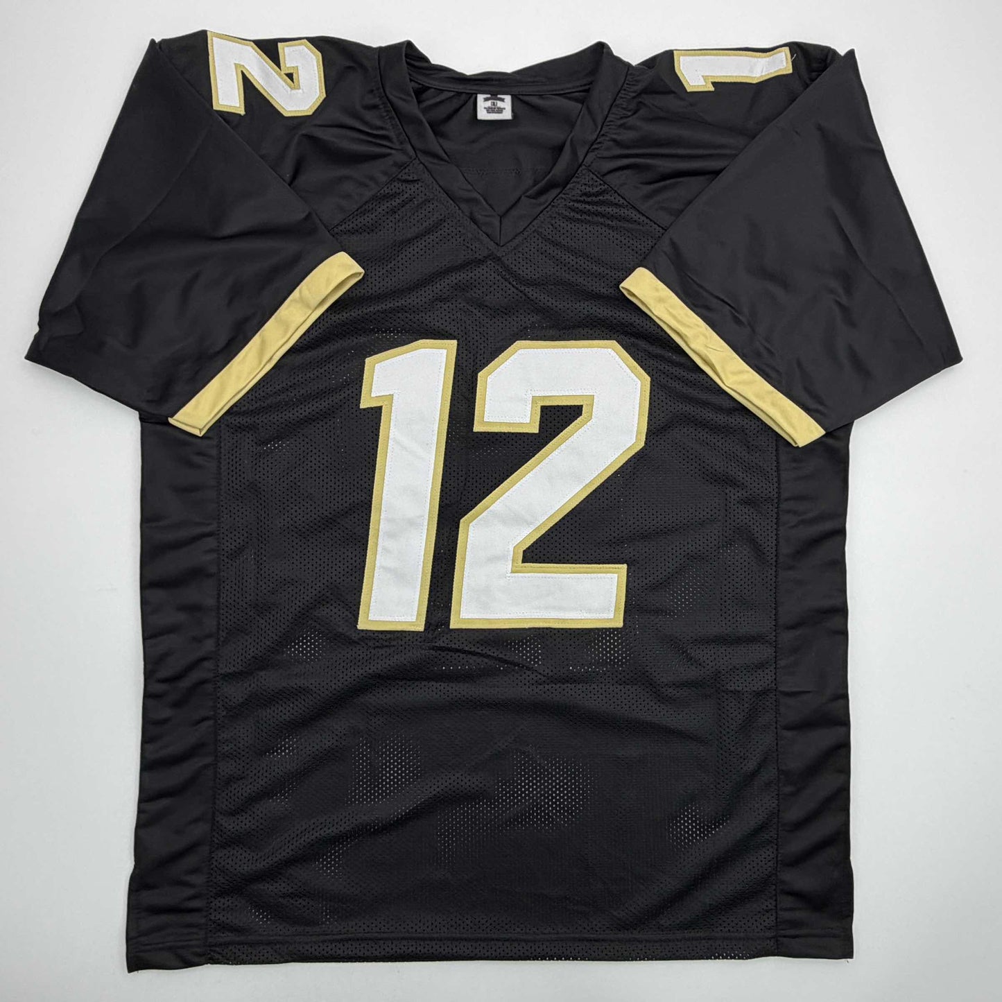 Autographed/Signed Travis Hunter Colorado Black College Football Jersey Beckett BAS COA