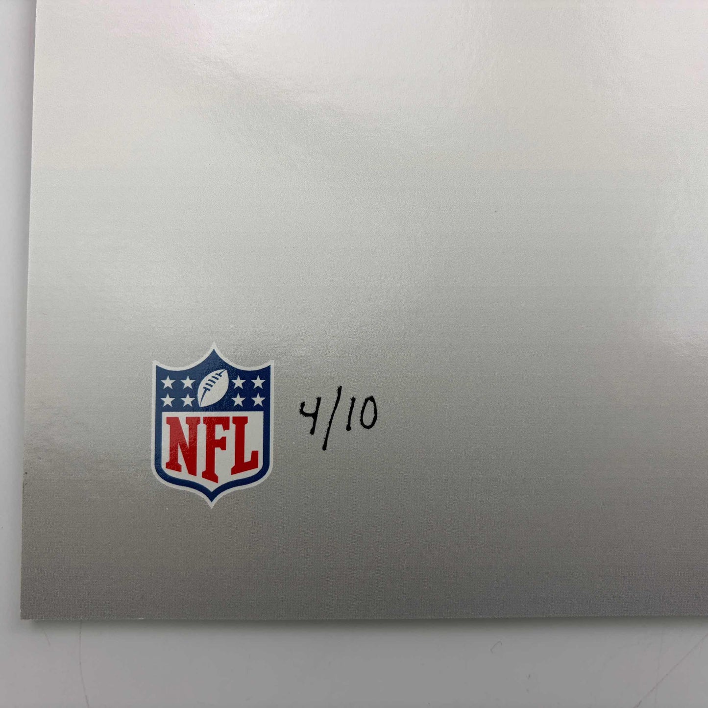 2025 Panini Instant Impressions NFL Quinshon Judkins #II-25 18x24 Hand Print Autographed Auto /10 Cleveland Browns Rookie RC Oversized Football Card