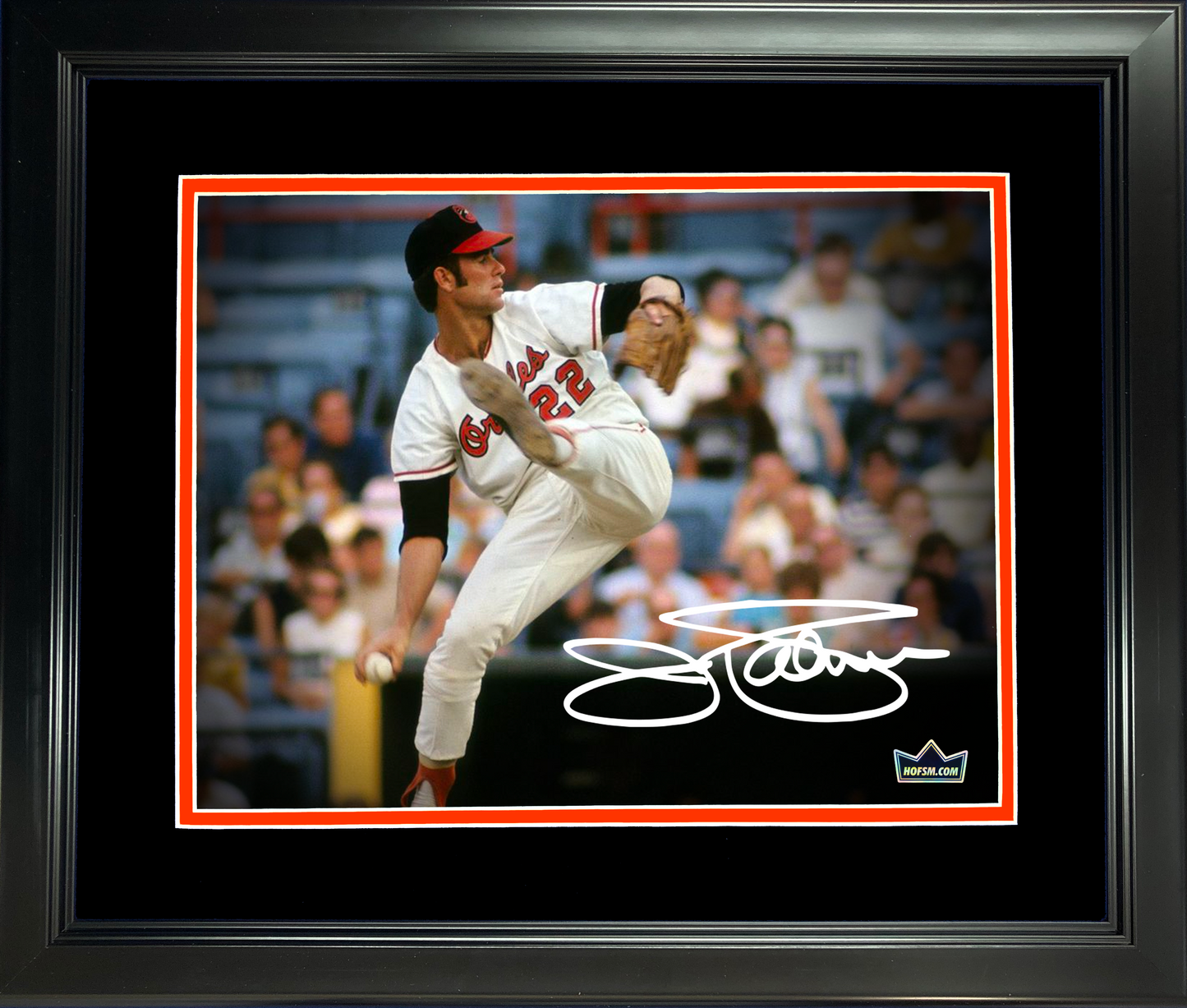 Framed Jim Palmer Facsimile Laser Engraved Signature Auto Baltimore Orioles 11"x14" Baseball Photo HOFSM Holo