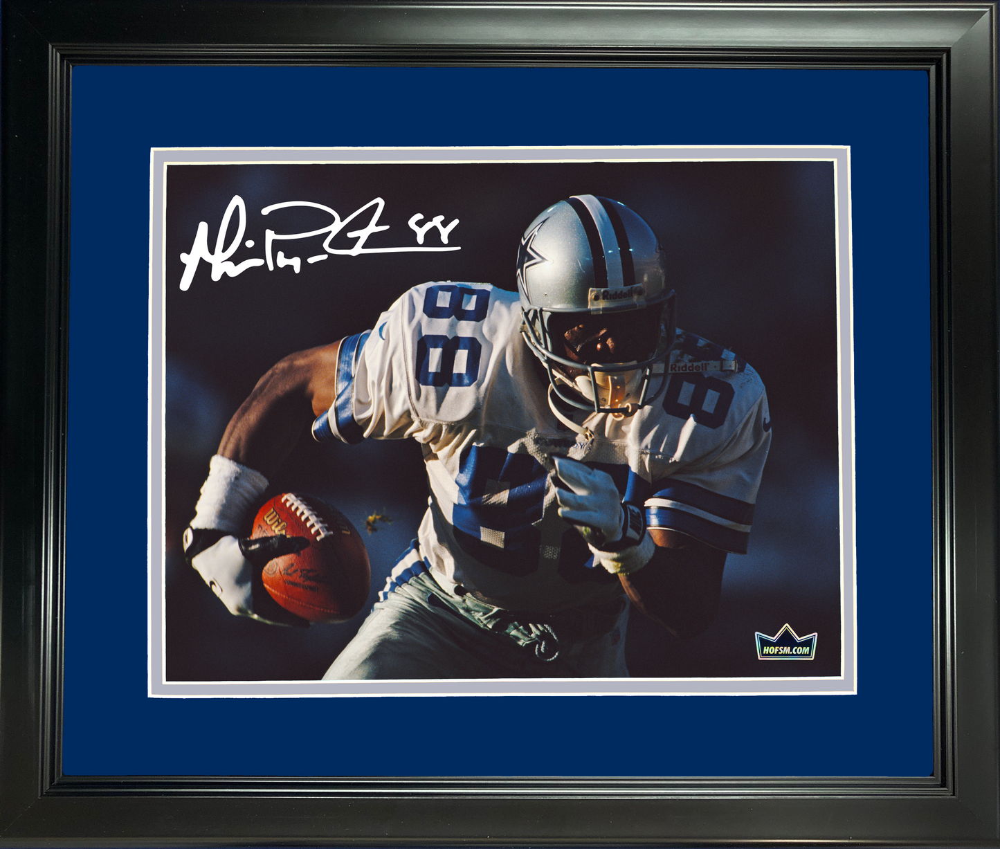 Framed Michael Irvin Dallas Cowboys Facsimile Laser Engraved Signature Auto 11"x14" Football Photo HOFSM Holo