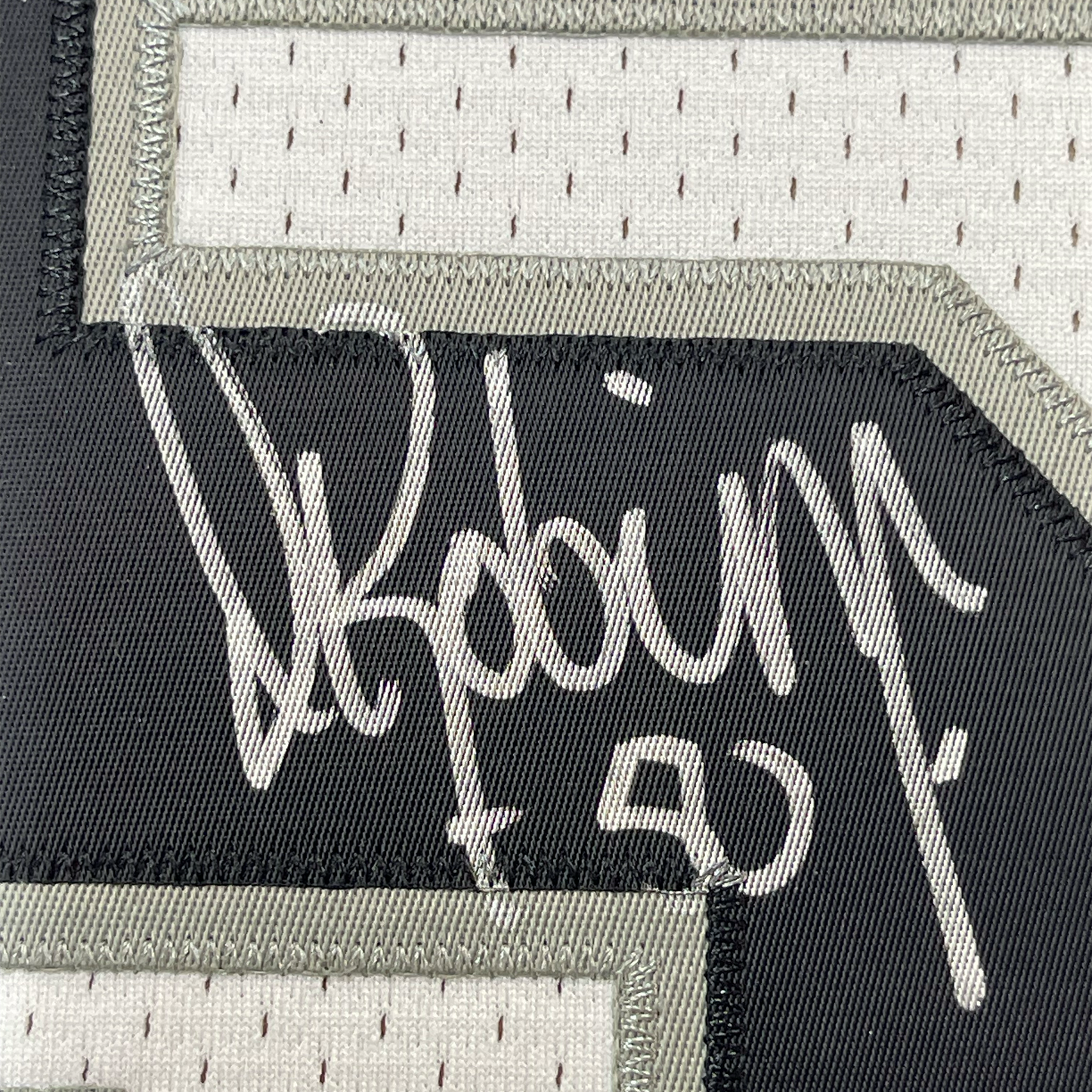 Framed Autographed/Signed David Robinson 35x39 San Antonio Spurs White Mitchell & Ness HWC Basketball Jersey Beckett BAS COA