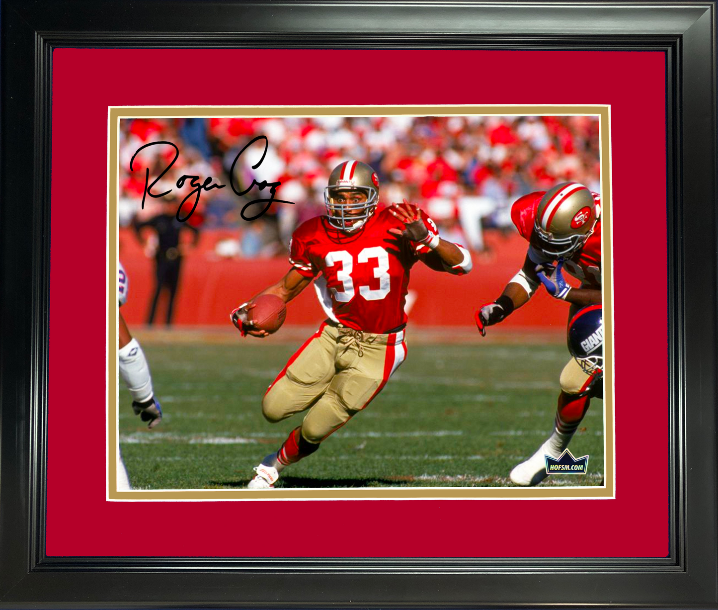 Framed Roger Craig San Francisco 49ers Facsimile Laser Engraved Signature Auto 11"x14"Football Photo HOFSM Holo