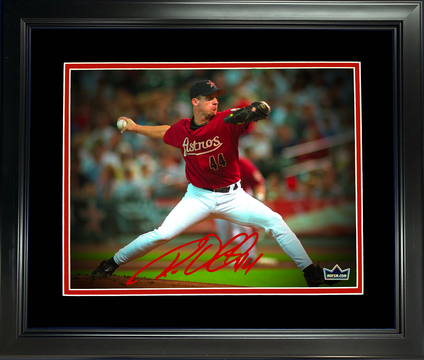Framed Roy Oswalt Houston Astros Facsimile Laser Engraved Signature Auto 11"x14"Baseball Photo HOFSM Holo