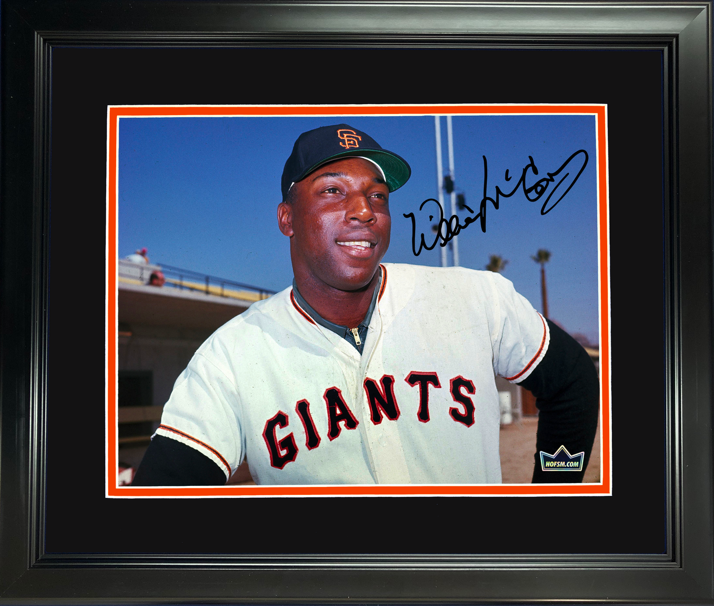 Framed Willie McCovey San Francisco Giants Facsimile Laser Engraved Signature Auto 11"x14" Baseball Photo HOFSM Holo