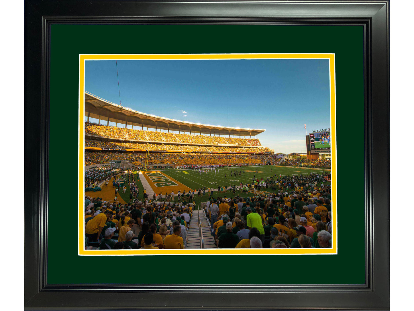 Framed McLane Stadium Baylor Bears 11"x14" NCAA Football Photo Professionally Matted