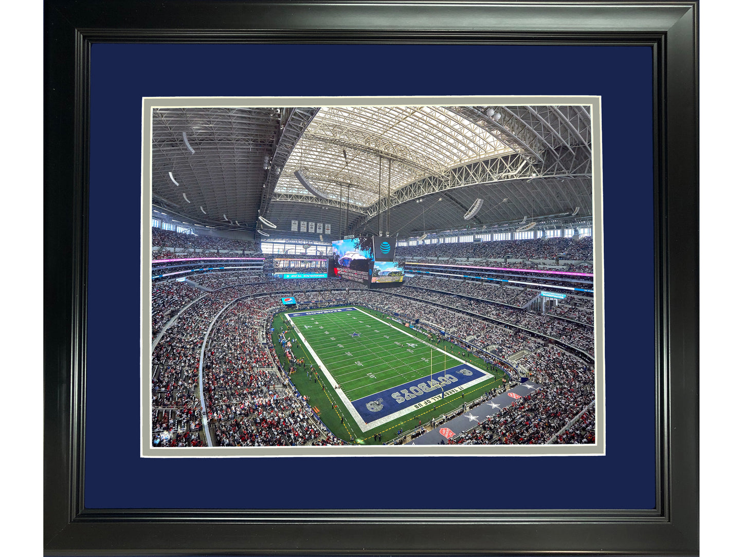 Framed AT&T Stadium Dallas Cowboys 11"x14" Football Photo Professionally Matted