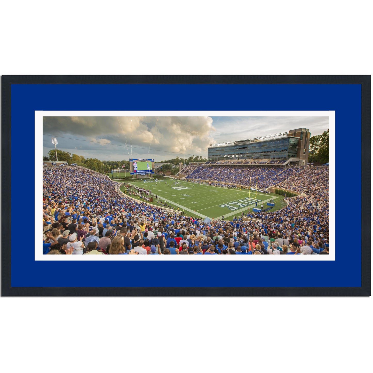 Framed Wallace Wade Stadium Duke Blue Devils 16x24 NCAA Football Photo Professionally Matted