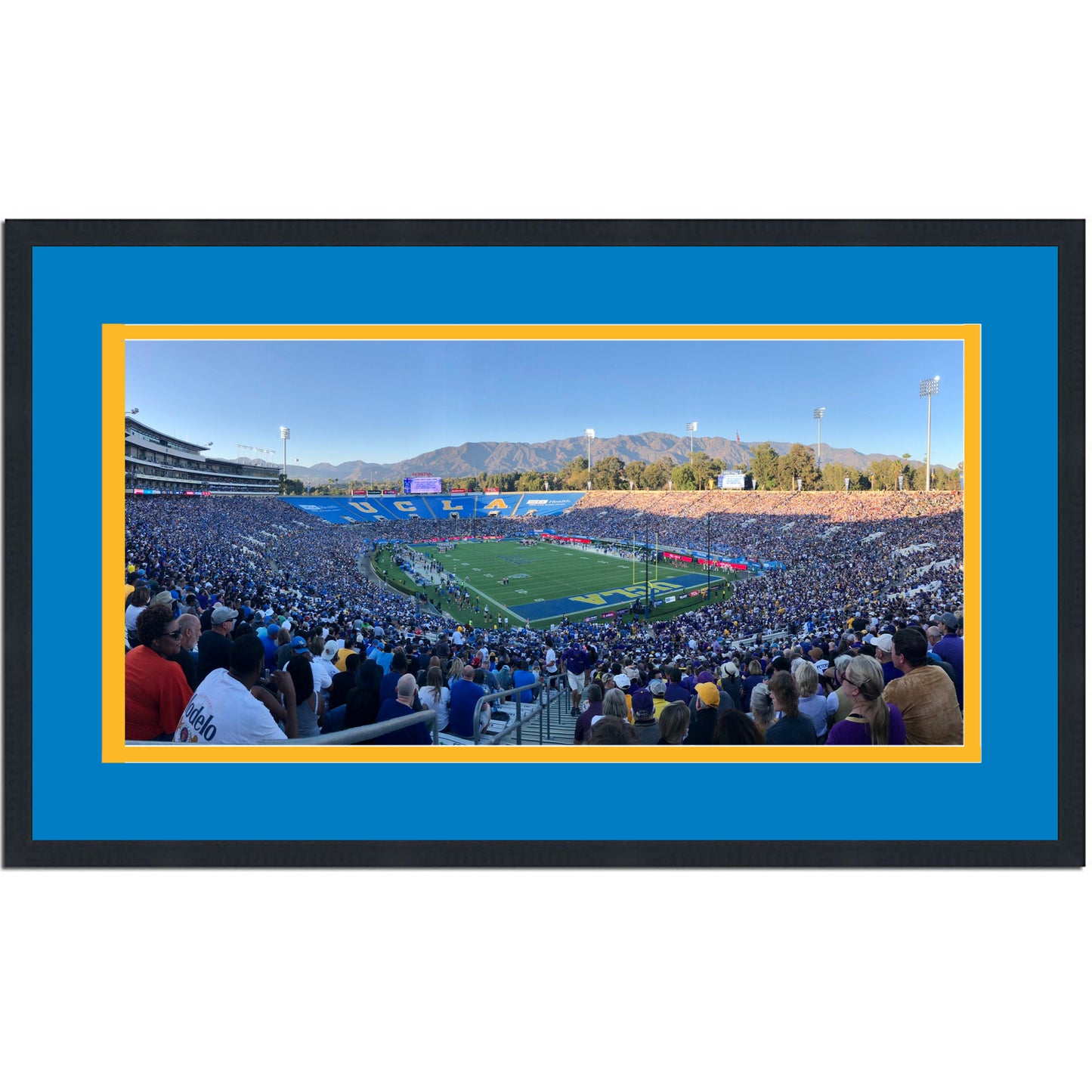 Framed Rose Bowl UCLA Bruins 16x24 NCAA Football Photo Professionally Matted