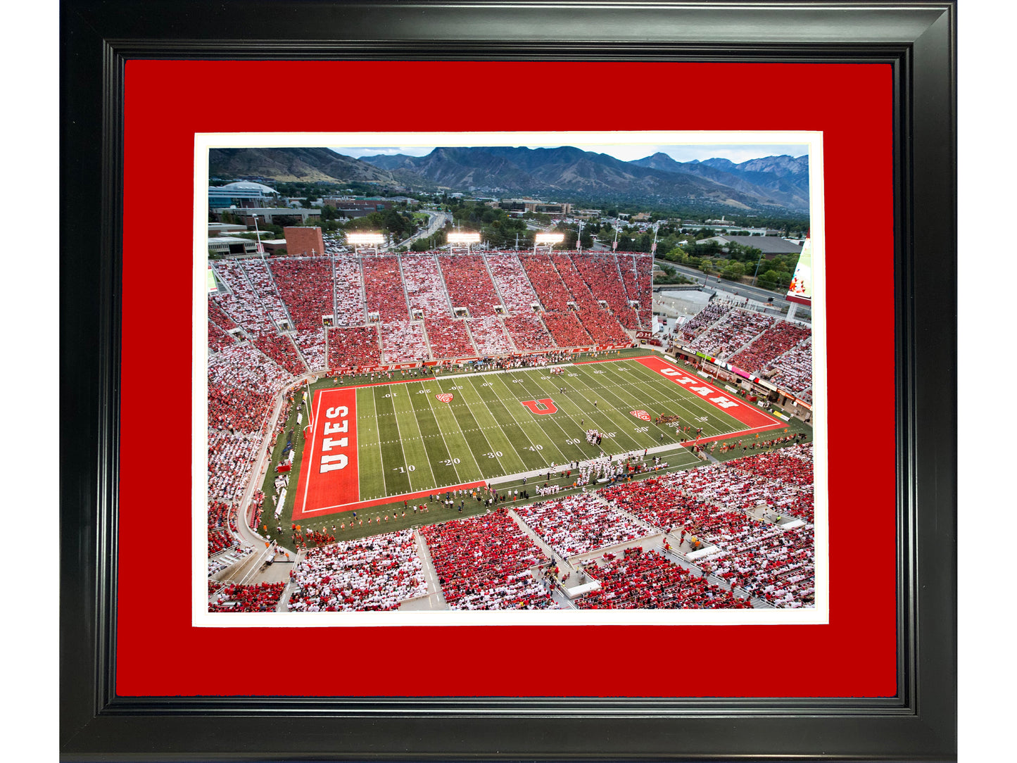Framed Rice-Eccles Stadium Utah Utes 11"x14" NCAA Football Photo Professionally Matted