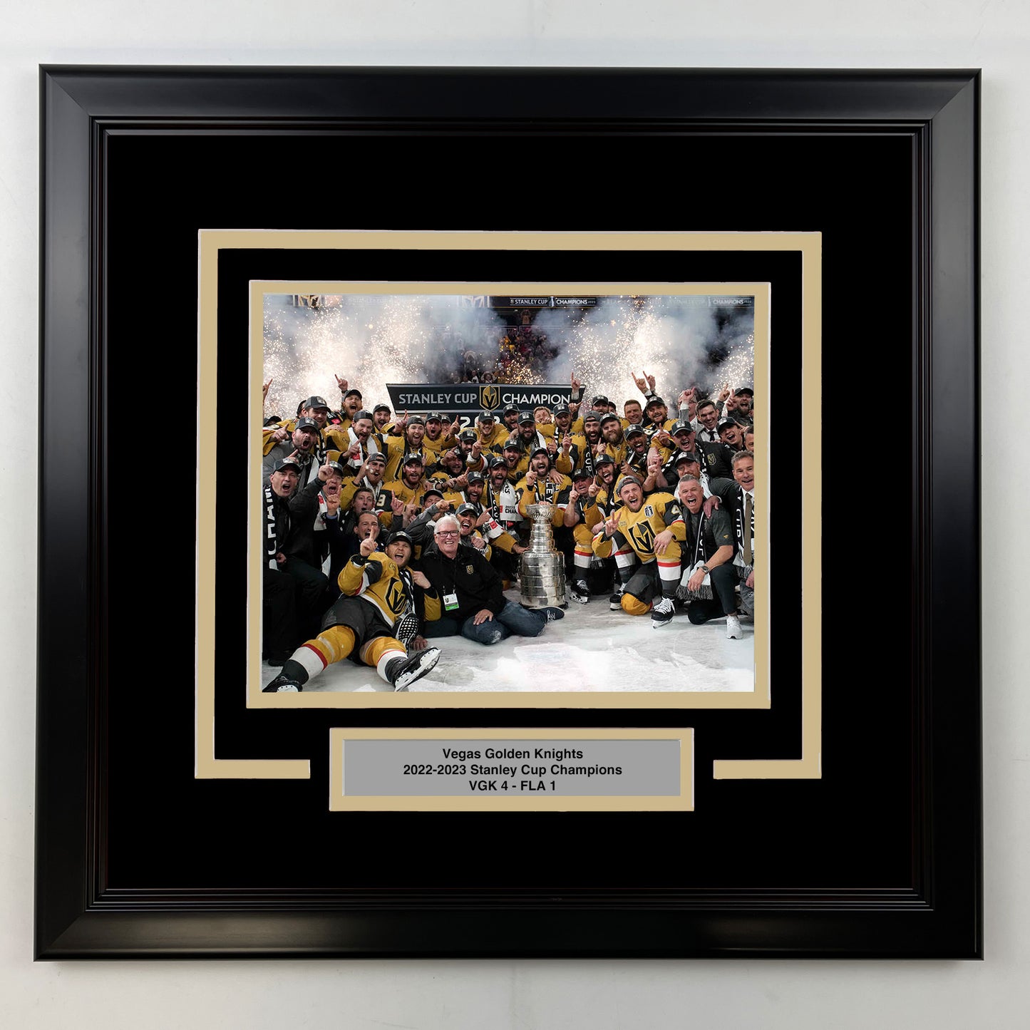 Framed Vegas Golden Knights 2022-2023 Stanley Cup Champions 8x10 Hockey Photo