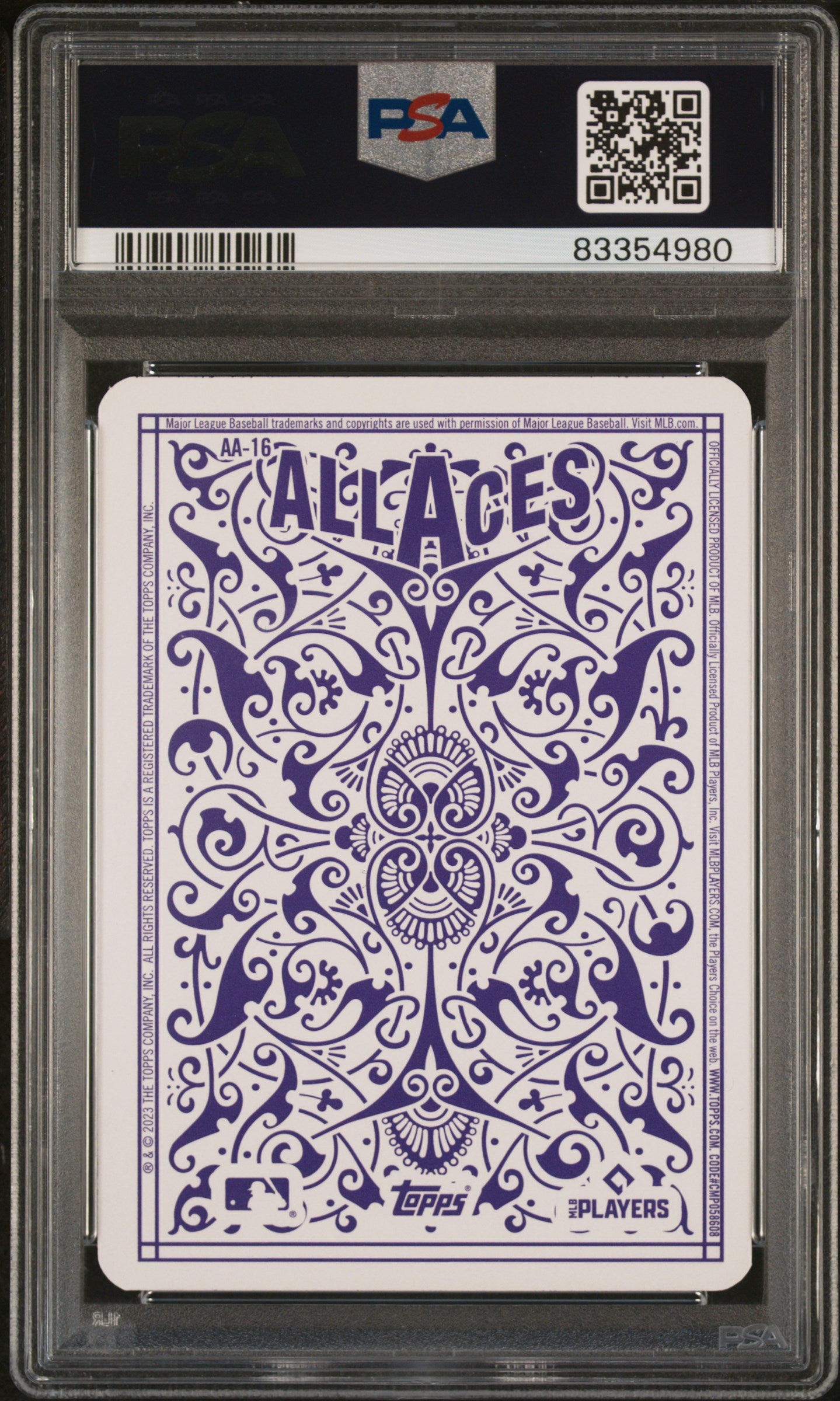 Graded 2023 Topps Aaron Nola #AA16 All Aces Baseball Card PSA 10 Gem Mint