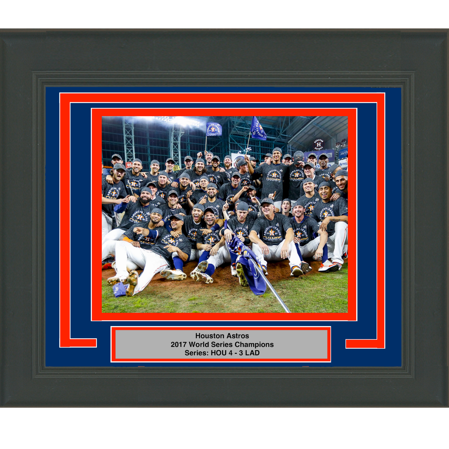 Framed Houston Astros 2017 World Series Champions 8x10 Baseball Team Photo
