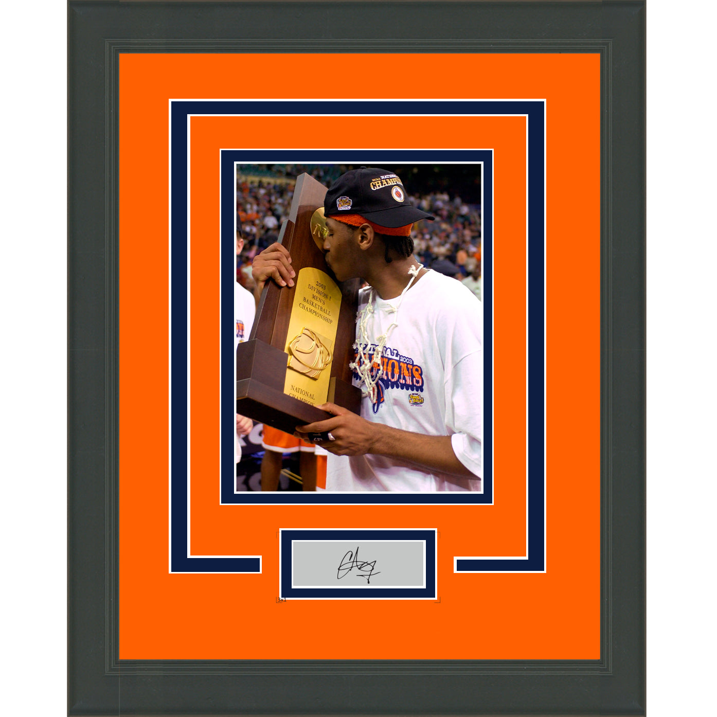 Framed Carmelo Anthony Facsimile Laser Engraved Signature Auto Syracuse Orange 11x14 Basketball Photo