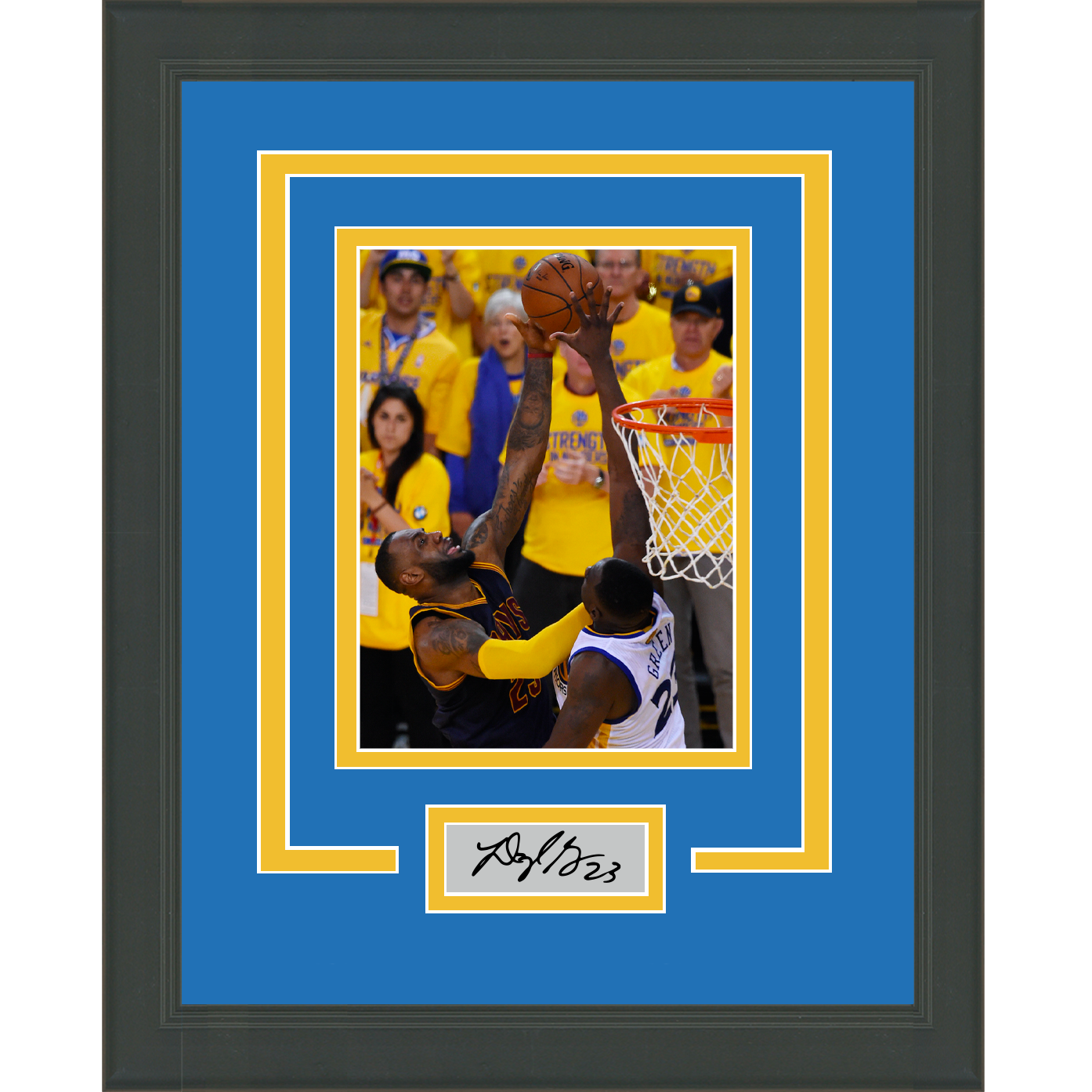 Framed Draymond Green Facsimile Laser Engraved Signature Auto Golden State Warriors 11x14 Basketball Photo