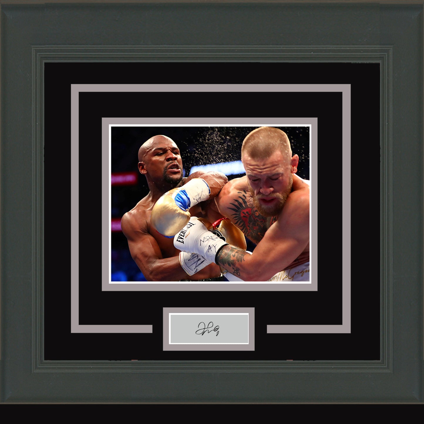 Framed Floyd Mayweather Jr. Facsimile Laser Engraved Signature Auto 11x14 Boxing Photo