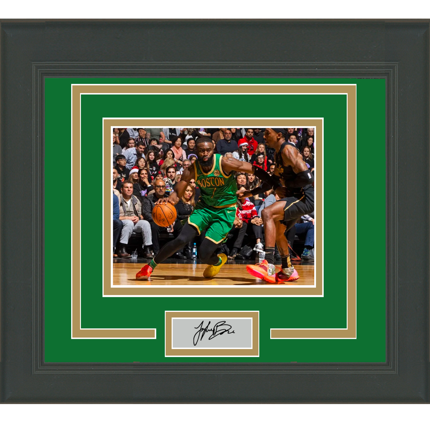 Framed Jaylen Brown Facsimile Laser Engraved Signature Auto Boston Celtics 11x14 Basketball Photo