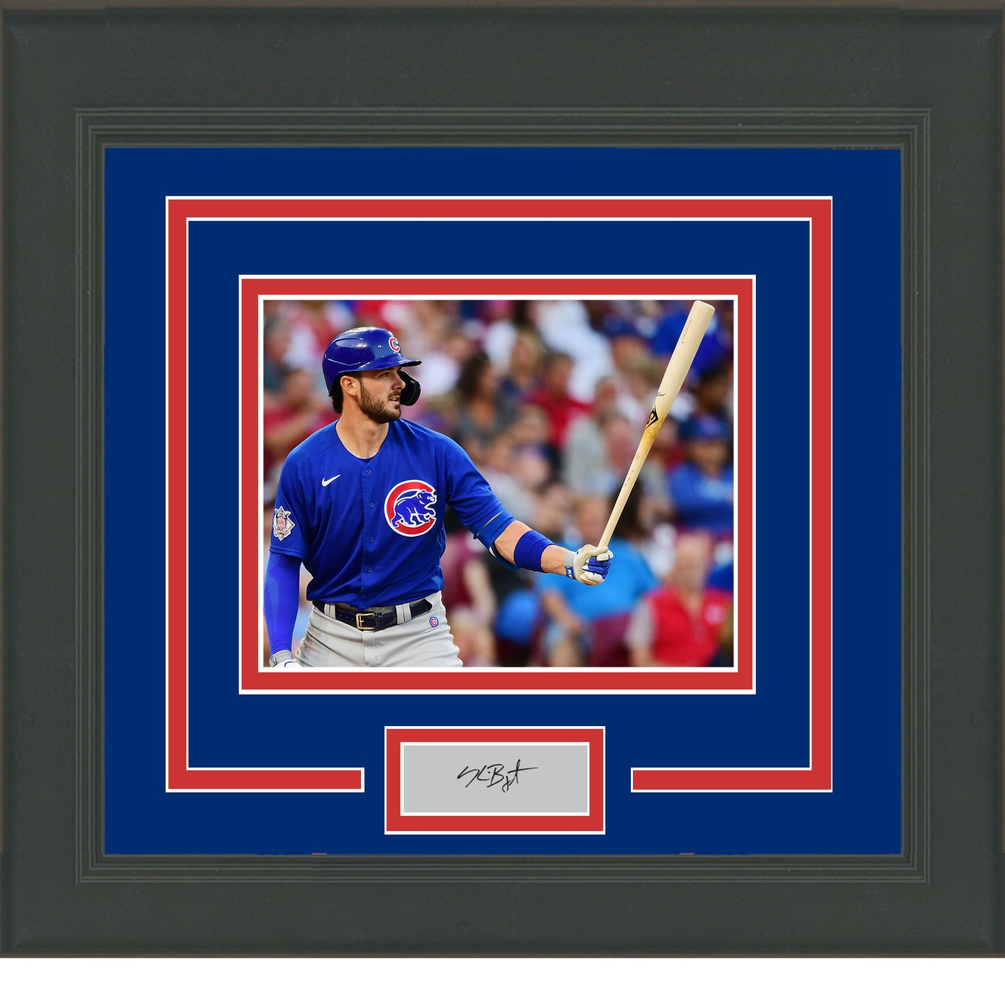 Framed Kris Bryant Facsimile Laser Engraved Signature Auto Chicago Cubs 11x14 Baseball Photo