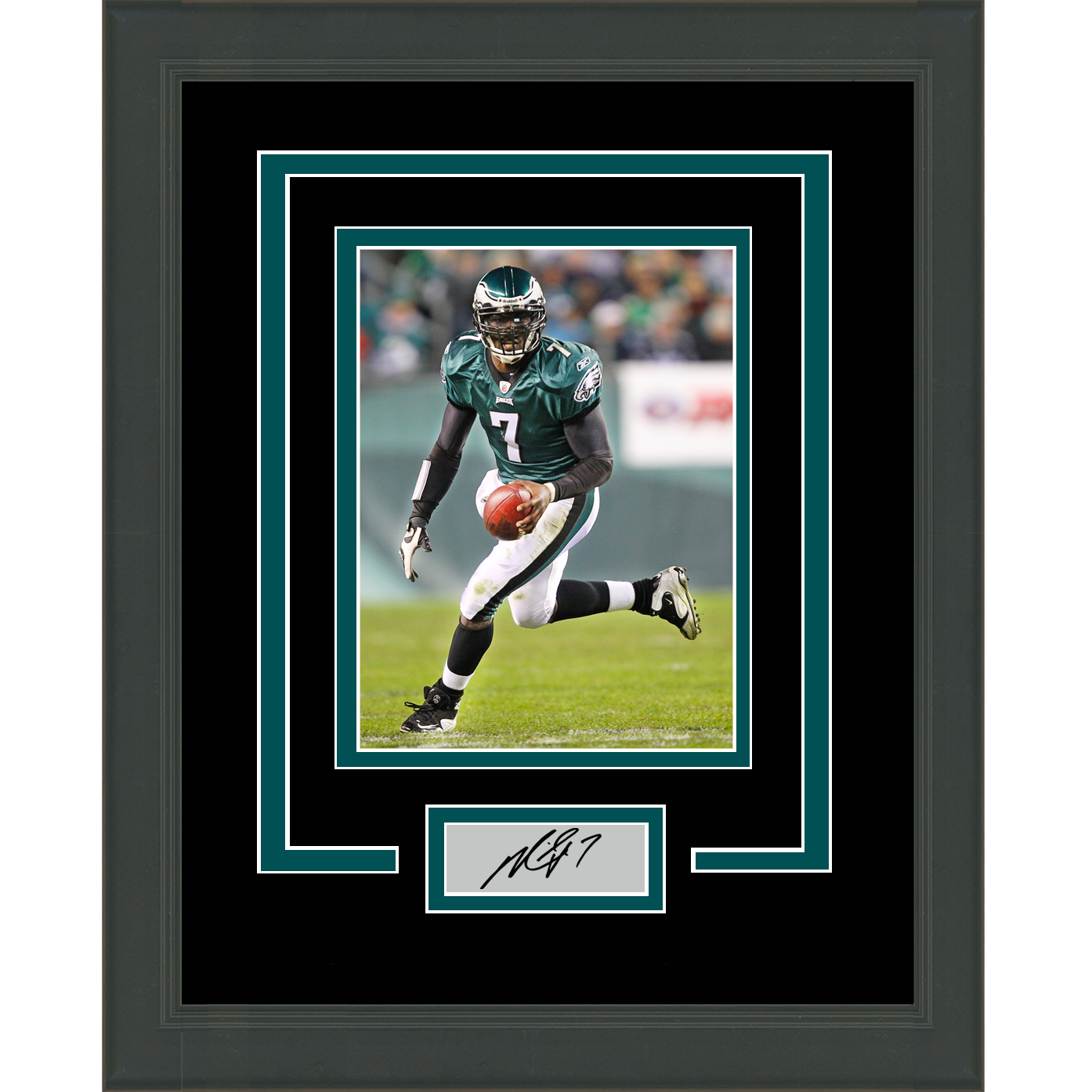 Framed Michael Vick Facsimile Laser Engraved Signature Auto Philadelphia Eagles 11x14 Football Photo