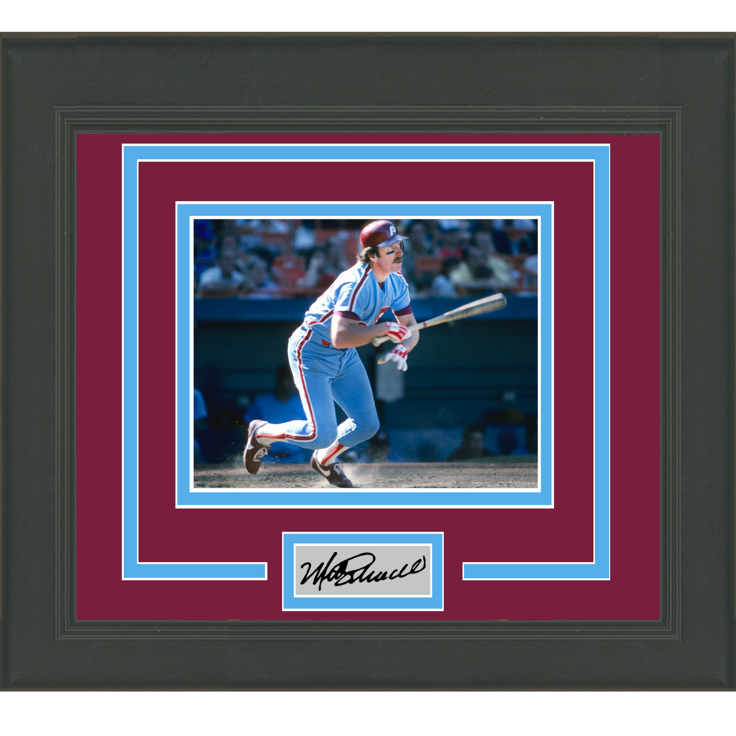 Framed Mike Schmidt Facsimile Laser Engraved Signature Auto Philadelphia Phillies 11x14 Baseball Photo
