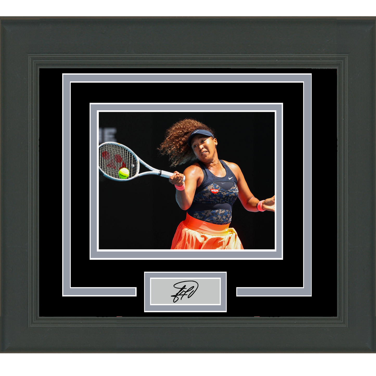 Framed Naomi Osaka Facsimile Laser Engraved Signature Auto 11x14 Tennis Photo