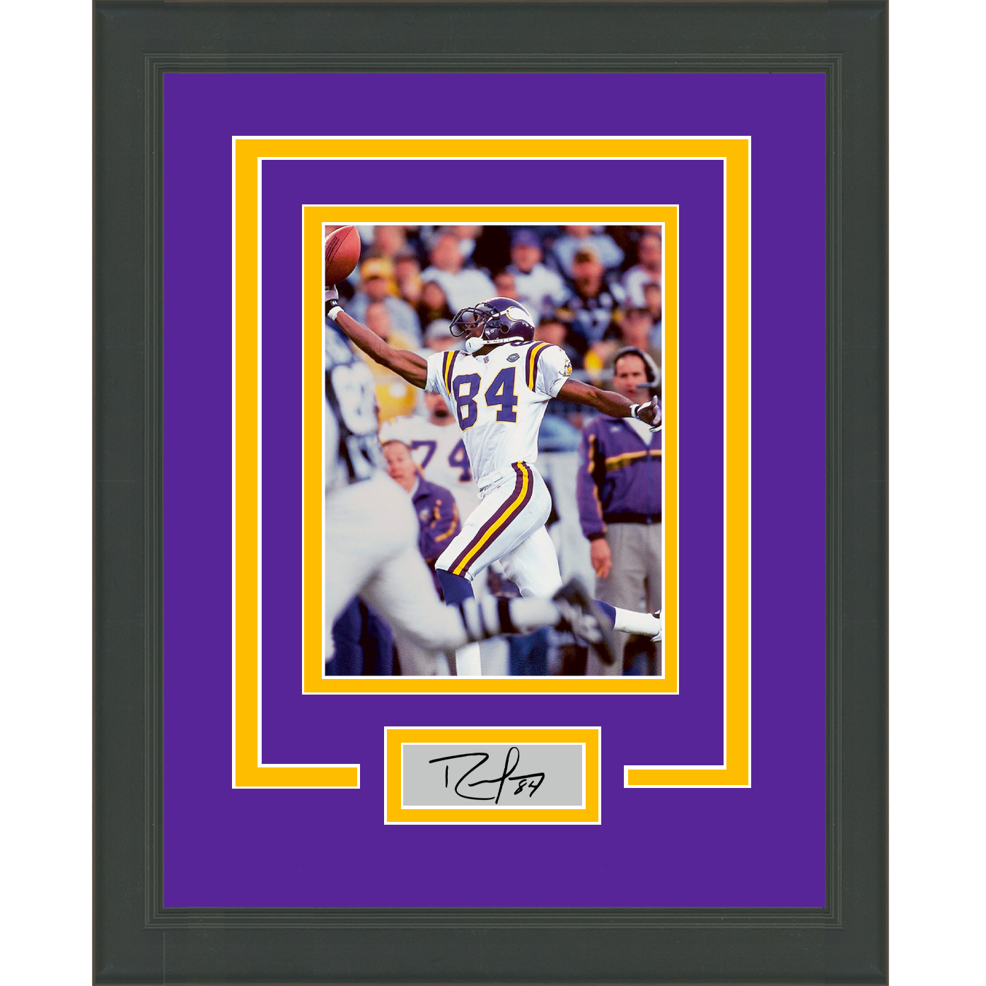 Framed Randy Moss Facsimile Laser Engraved Signature Auto Minnesota Vikings 11x14 Football Photo