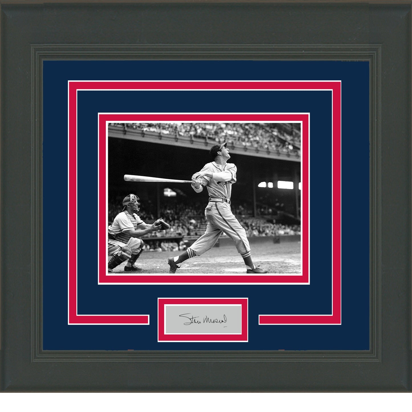 Framed Stan Musial Facsimile Laser Engraved Signature Auto St. Louis Cardinals 11x14 Baseball Photo