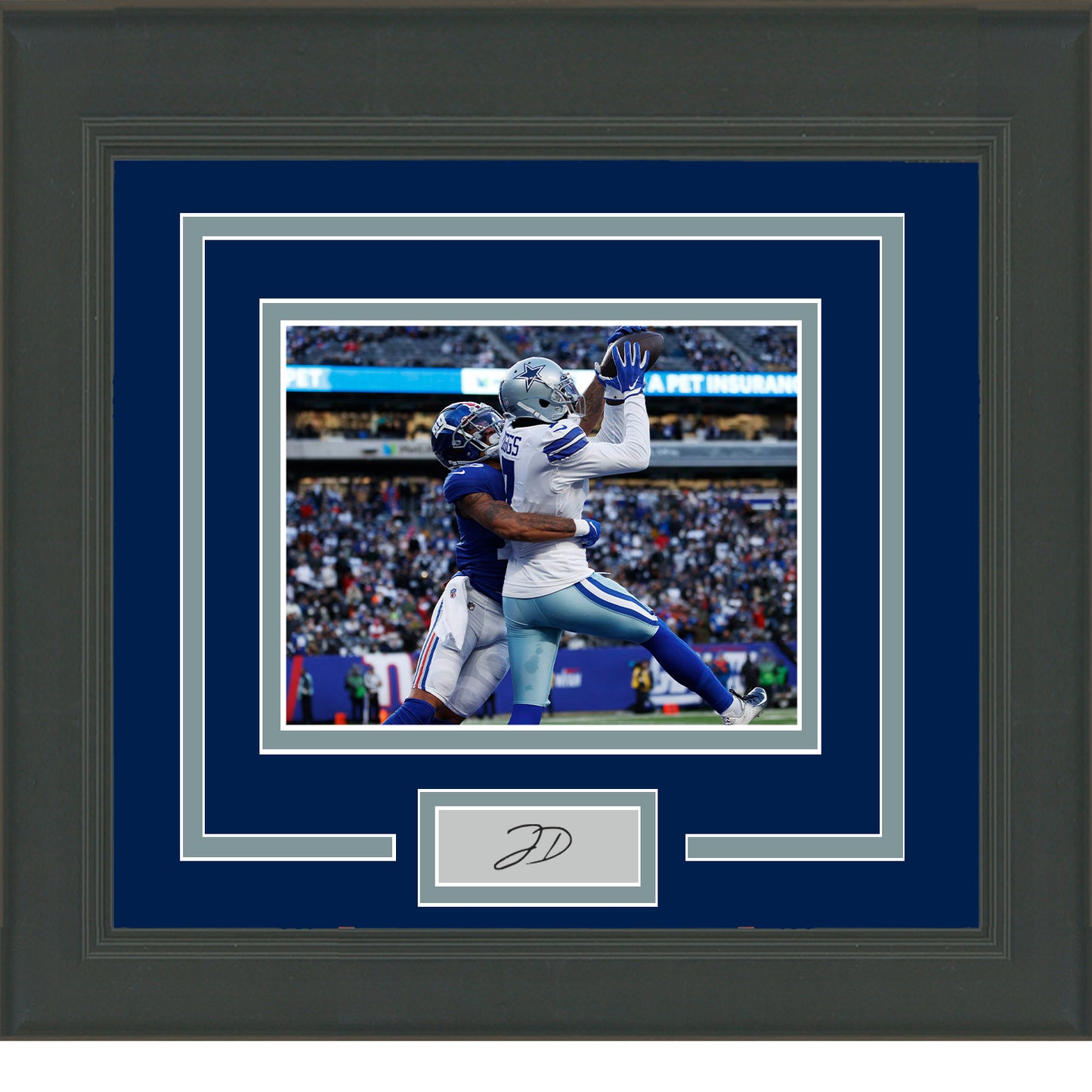 Framed Trevon Diggs Facsimile Laser Engraved Signature Auto Dallas Cowboys 11x14 Football Photo