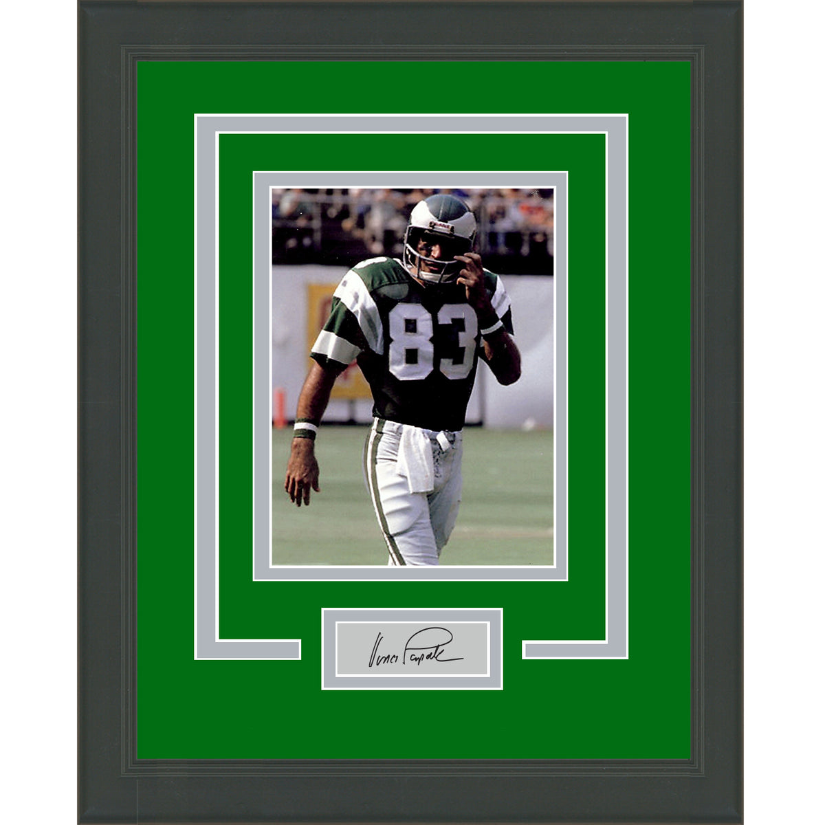 Framed Vince Papale Facsimile Laser Engraved Signature Auto Philadelphia Eagles 11x14 Football Photo