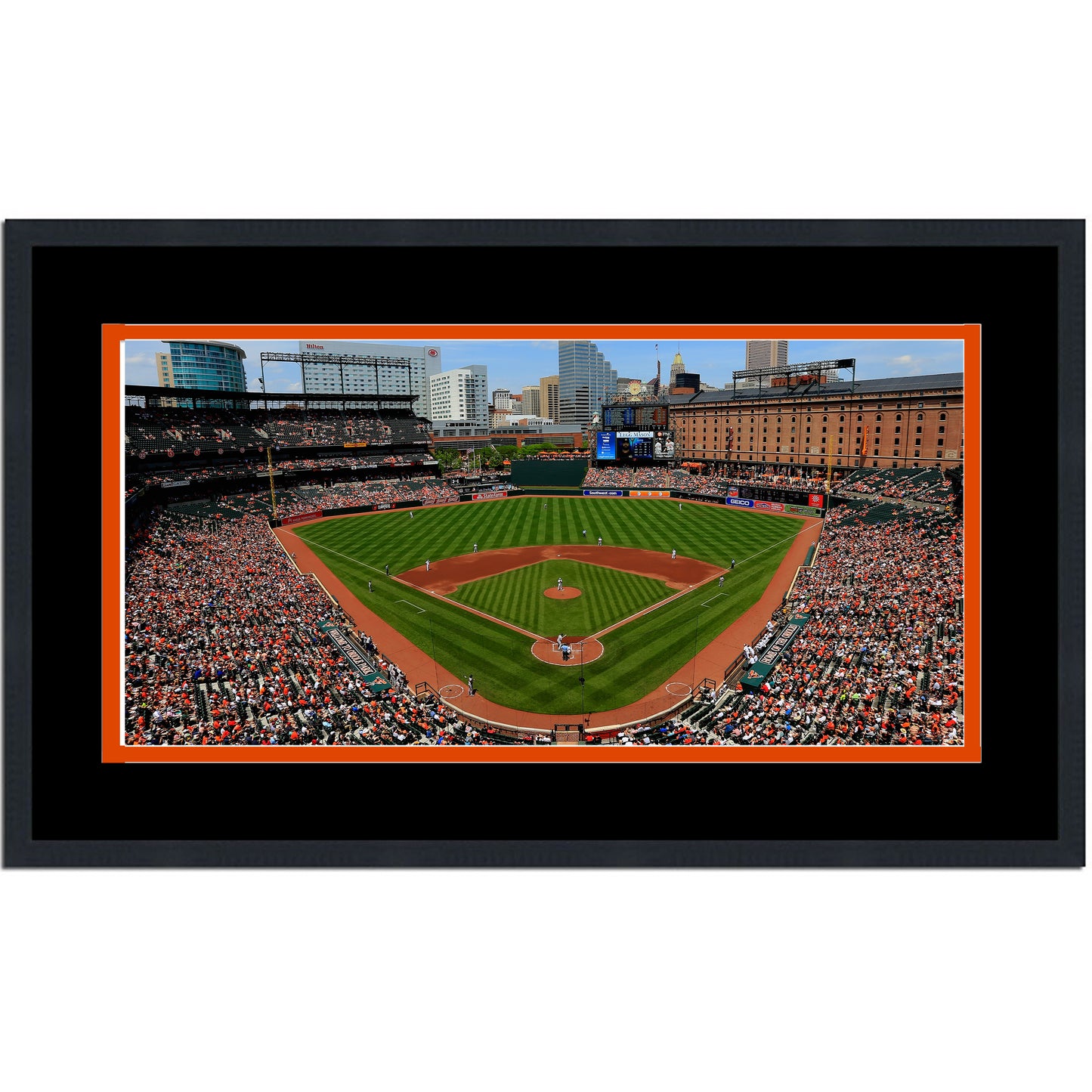 Framed Oriole Park at Camden Yards Baltimore Orioles MLB 16x24 Baseball Photo Professionally Matted