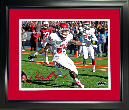 Framed Ryan Broyles Facsimile Laser Engraved Signature Auto Oklahoma Sooners 11"x14"College Football Photo HOFSM Holo
